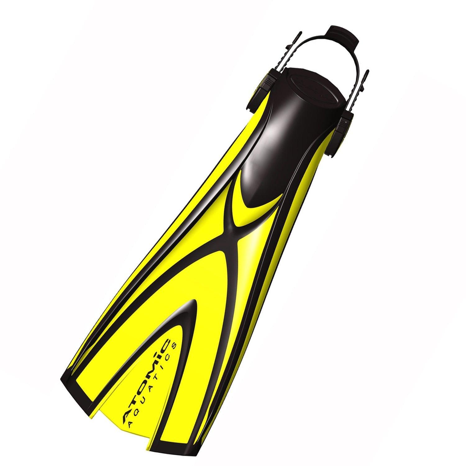 Atomic X1 Fin, Large, Yellow - Scuba Choice