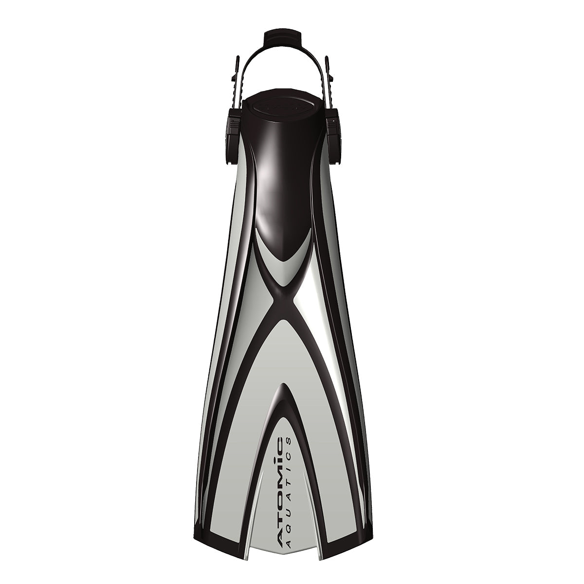 Atomic X1 Fin, Silver, Large