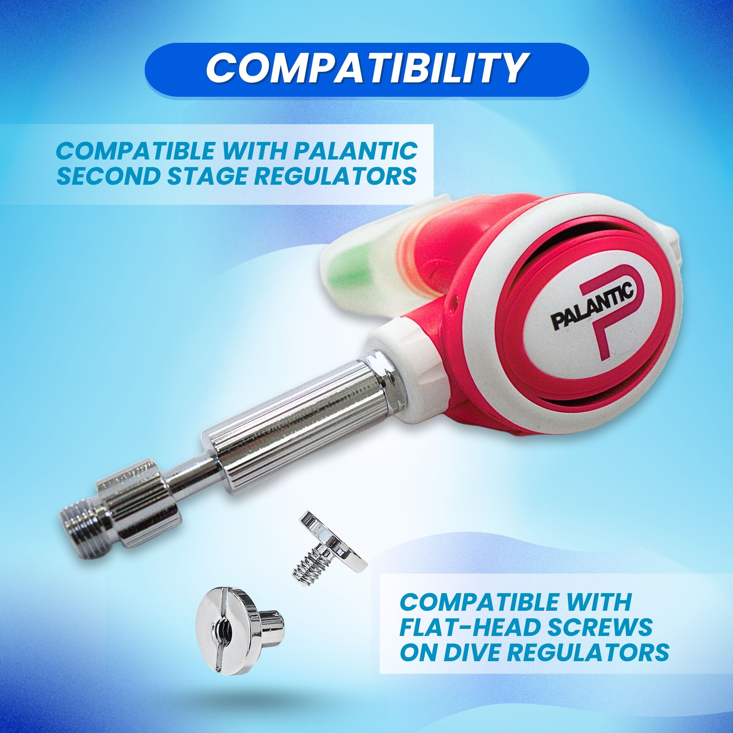 Scuba Diving Dive Flat Head Orifice Adjustment Tool Adaptor