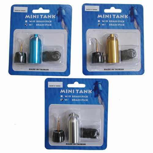 Scuba Choice Diving Mini Tank Key Ring with Brass Pick & O-Rings