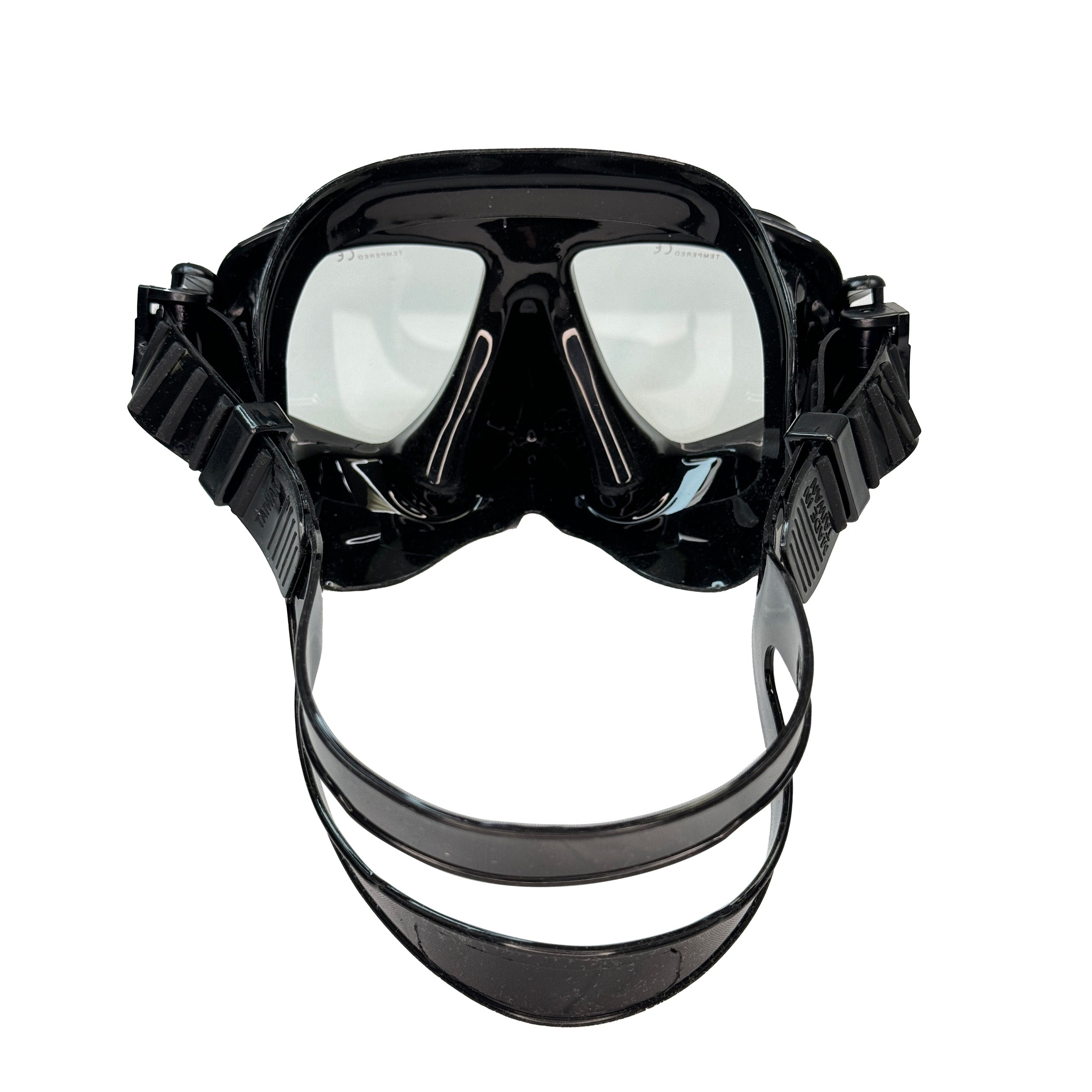 Palantic M36 Solid Red/Black Silicone RX Nearsighted Lenses Dive/Snorkeling Mask