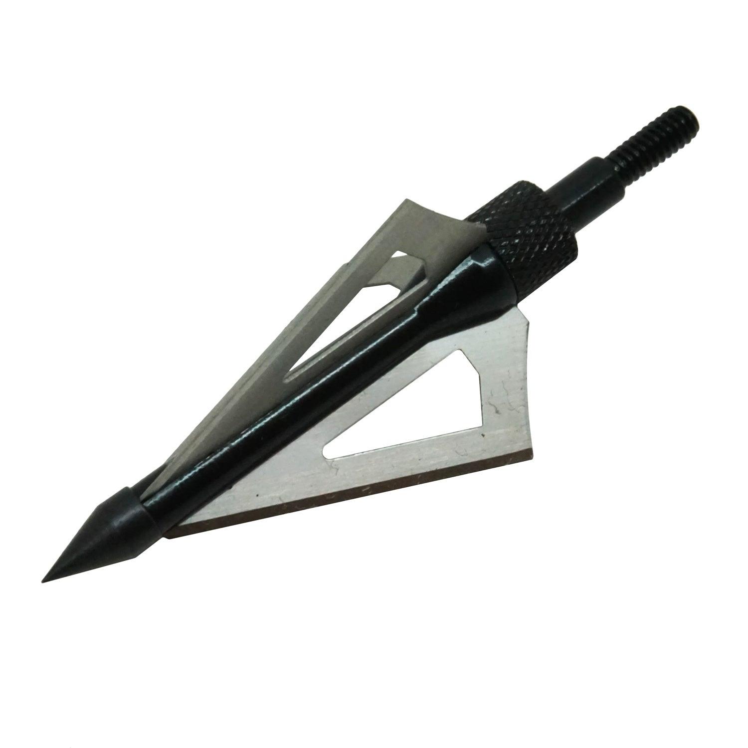 Safari Choice Archery 3 Fixed Blades Broadheads 100g, 6pc pack - Scuba Choice