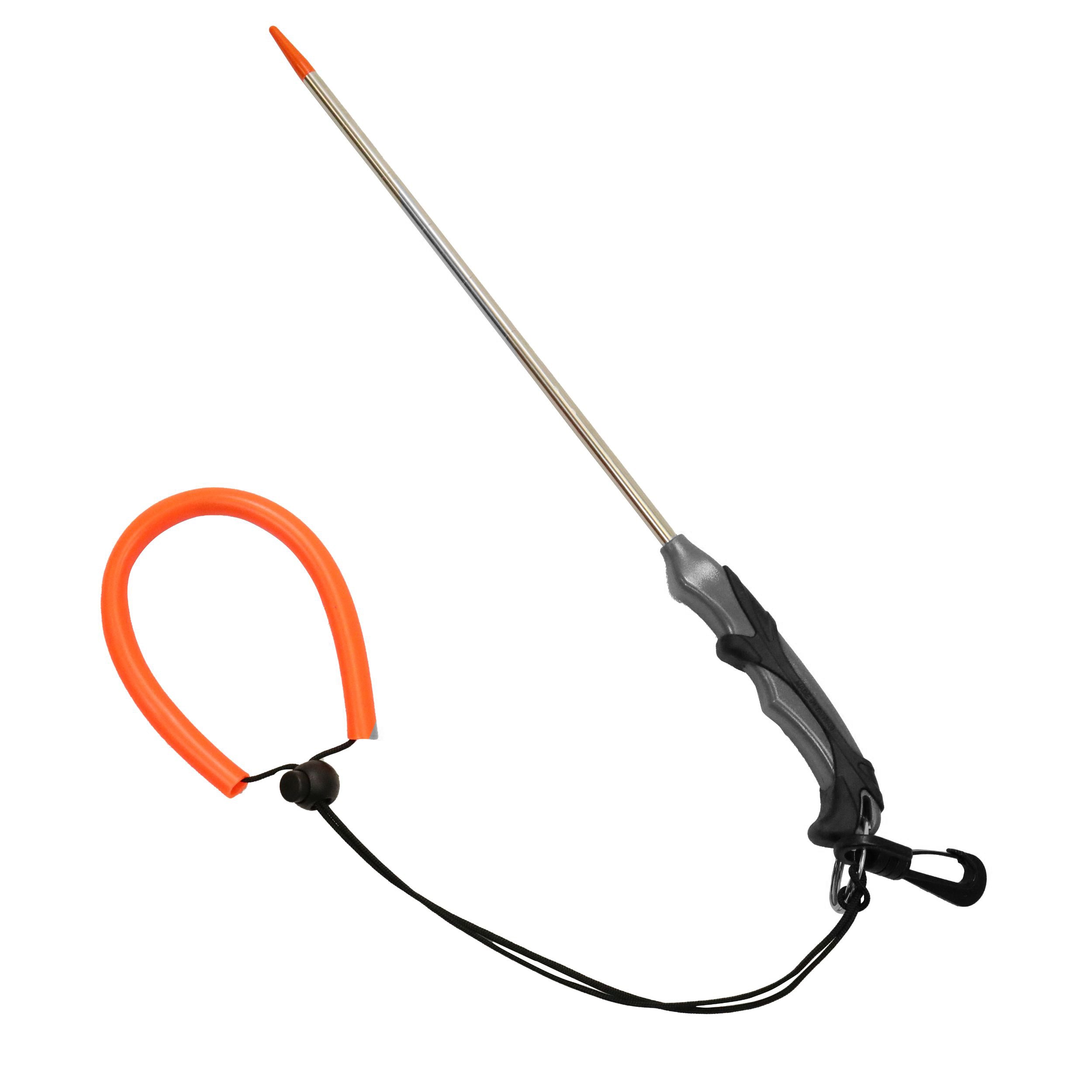 Scuba Choice 13-3/4" Stainless Steel Lobster Tickle Stick with Clip and Lanyard