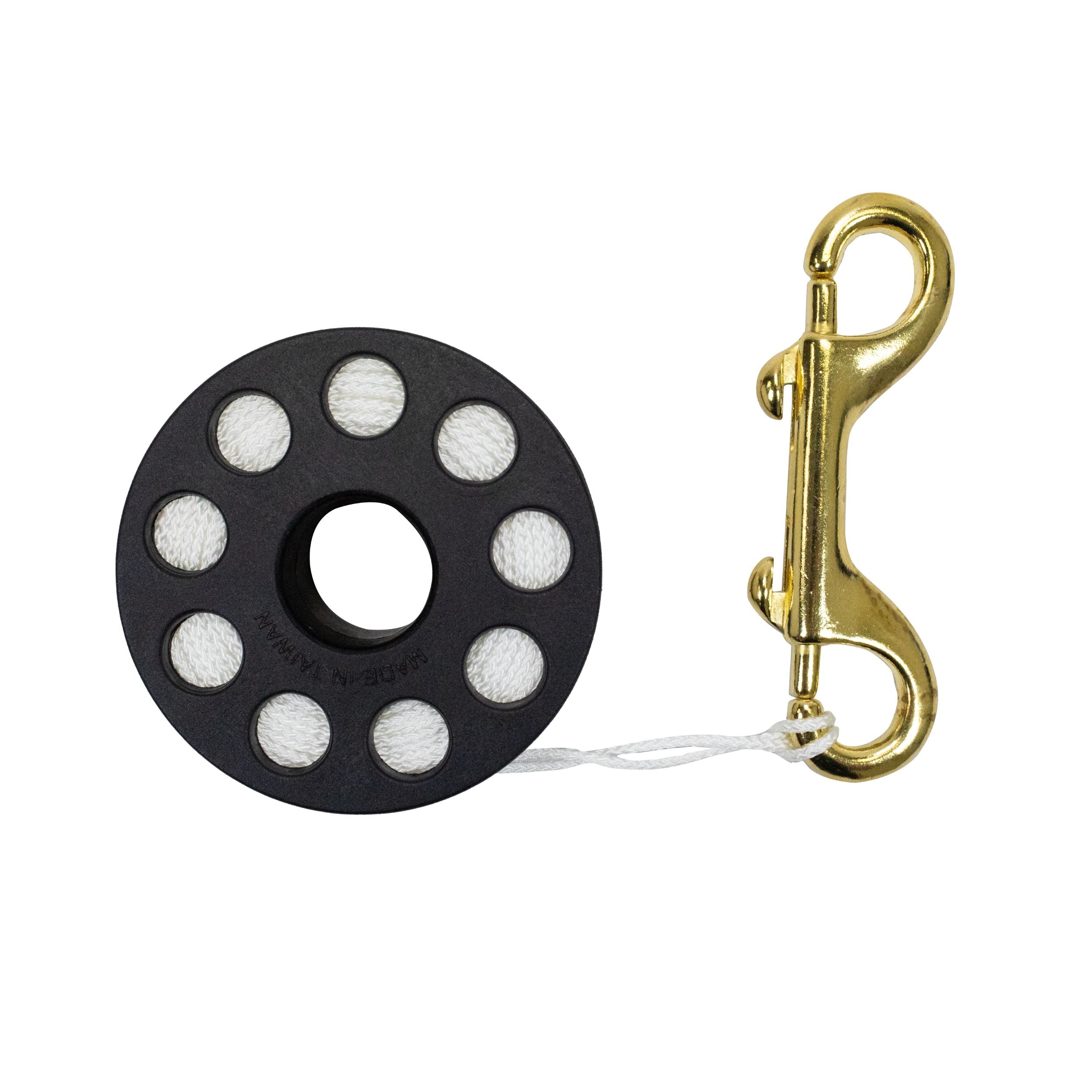 Scuba Diving Dive Compact Finger Spool Reel 100ft - White Line