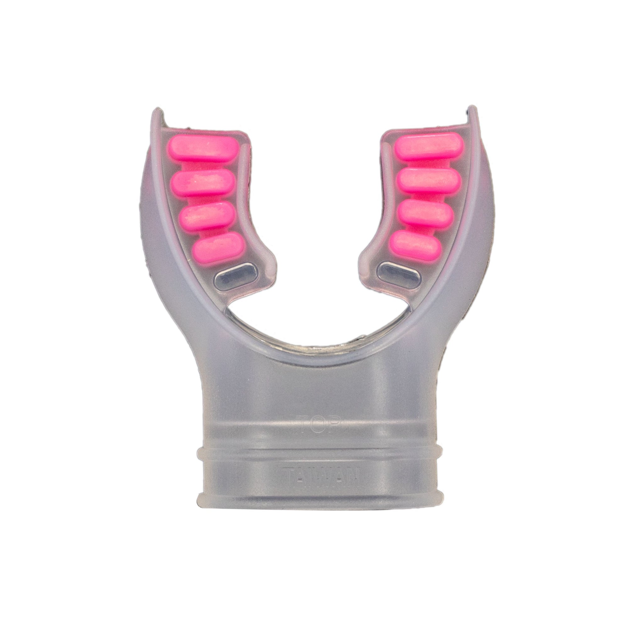 Scuba Diving Clear Silicone Octopus Snorkel Mouthpiece Color Tab & Regulator Tie