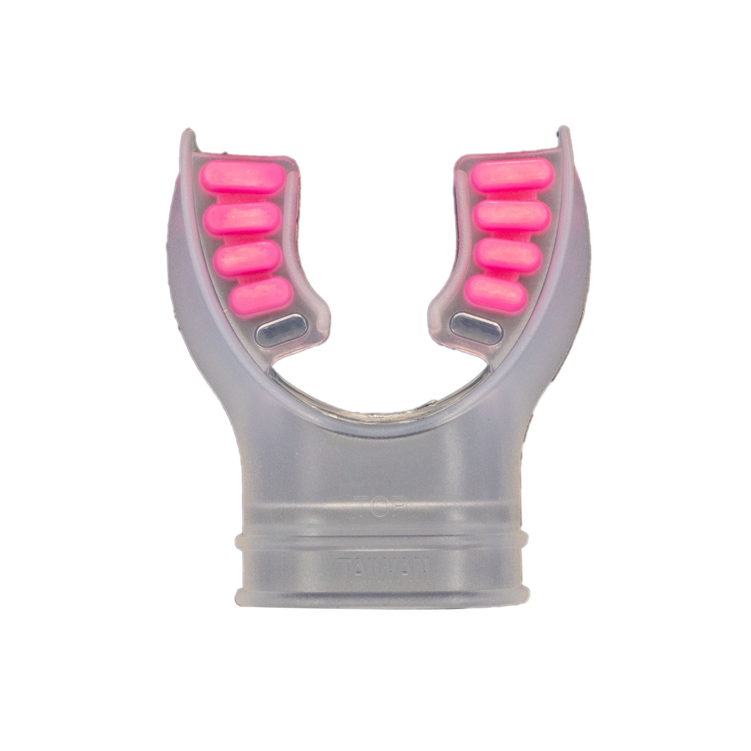 Scuba Diving Clear Silicone Octopus Snorkel Mouthpiece Color Tab & Regulator Tie