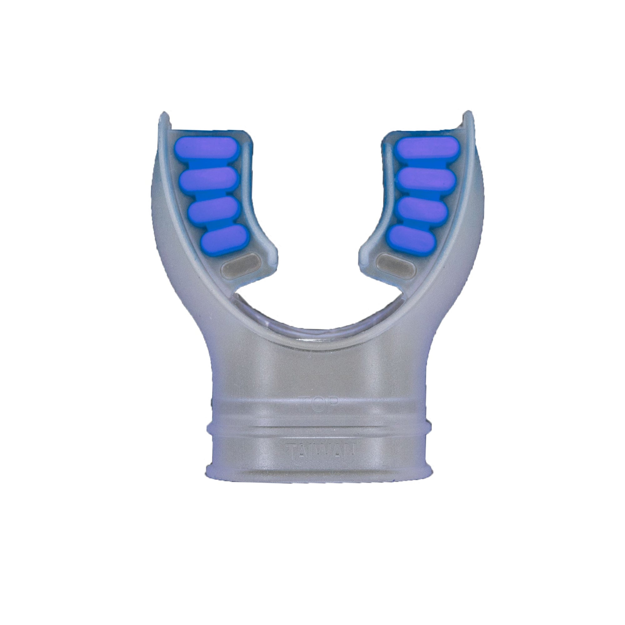 Scuba Diving Clear Silicone Octopus Snorkel Mouthpiece Color Tab & Regulator Tie