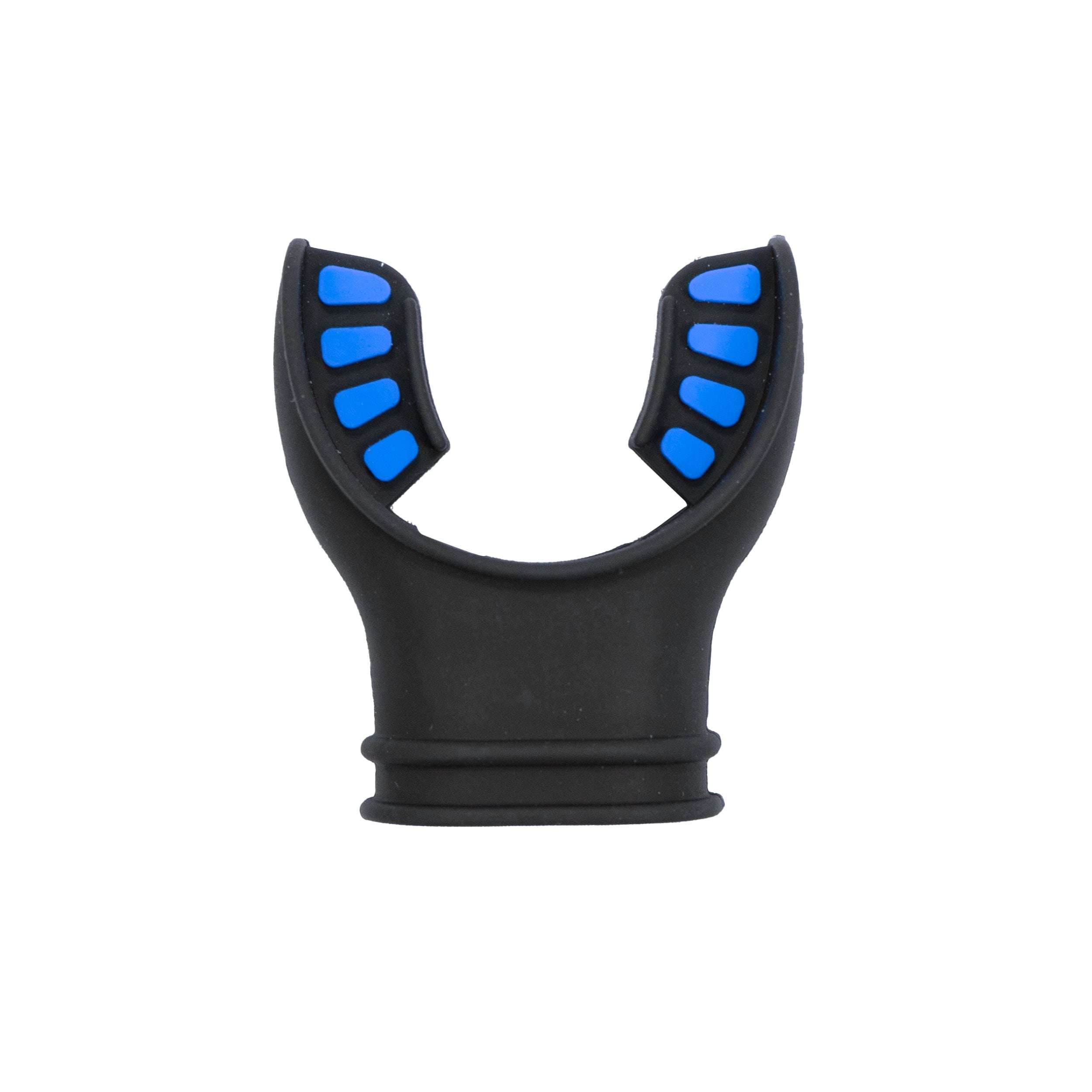 Scuba Diving Black Silicone Octopus Snorkel Mouthpiece Color Tab & Regulator Tie