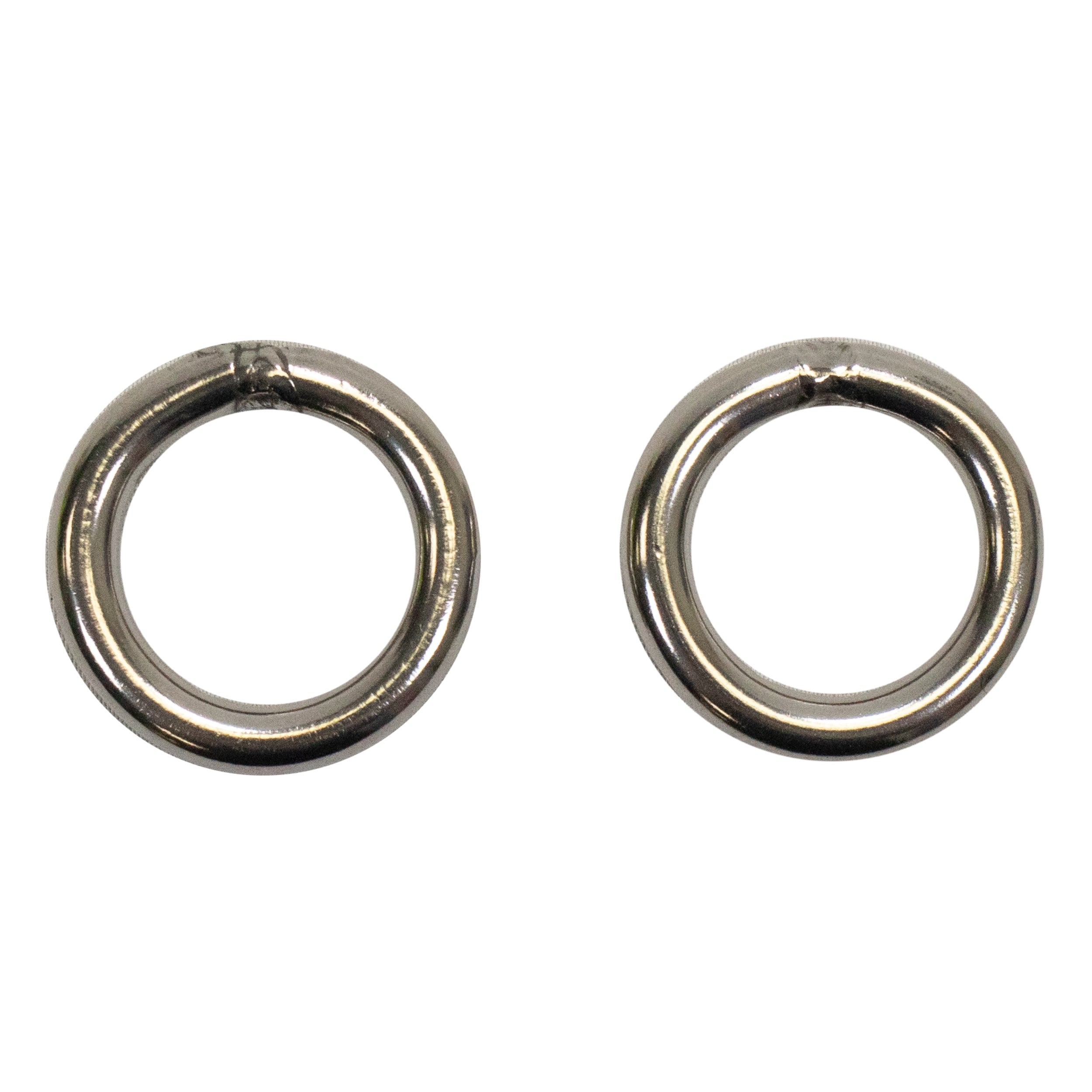METALLIXITY 316 Stainless Steel O Rings (20x4mm) 6pcs, Welded Round Ring – For Ropes, Hanging Objects