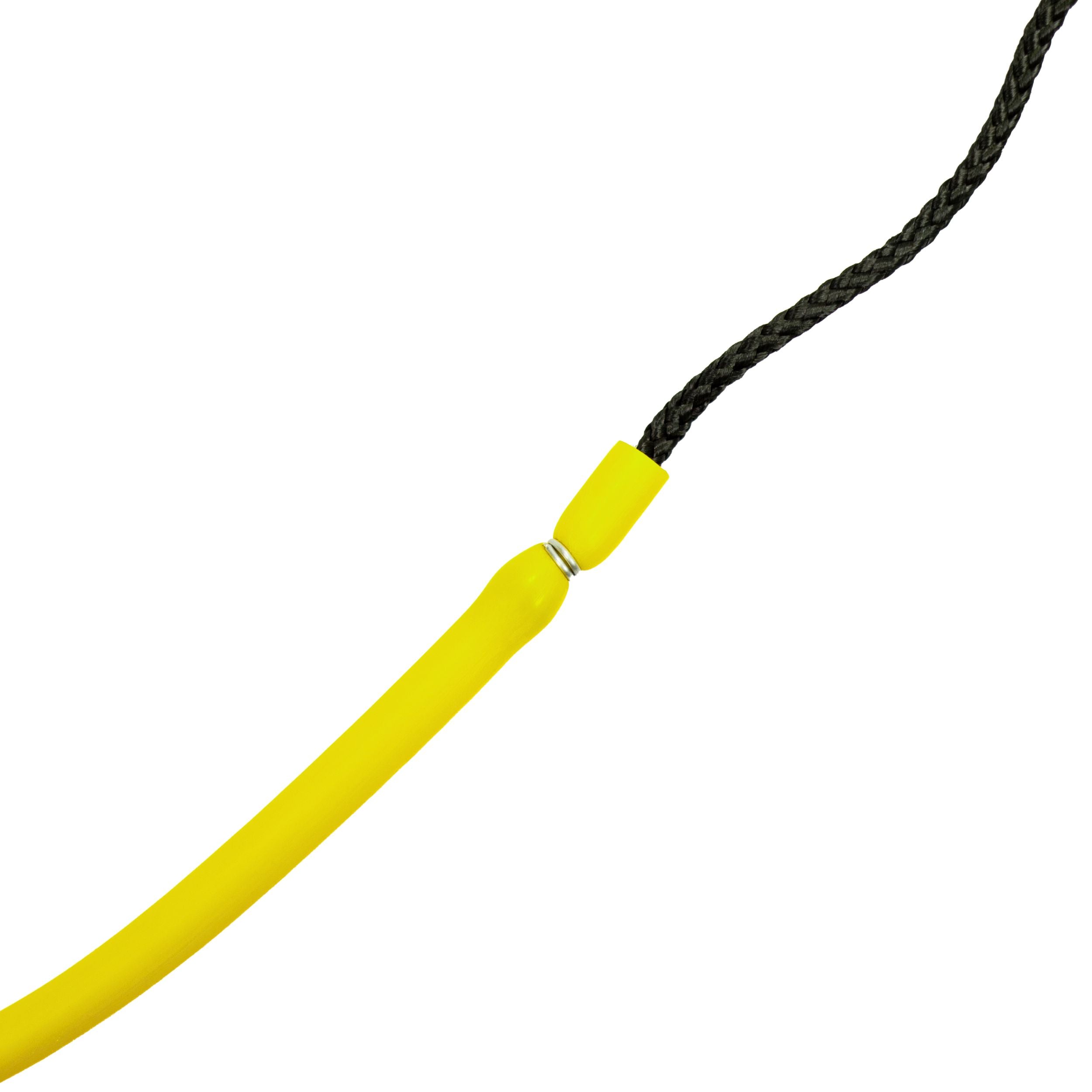 3/8" Yellow Rubber Fishing Hand Pole Spear Sling - 28-3/8" Long