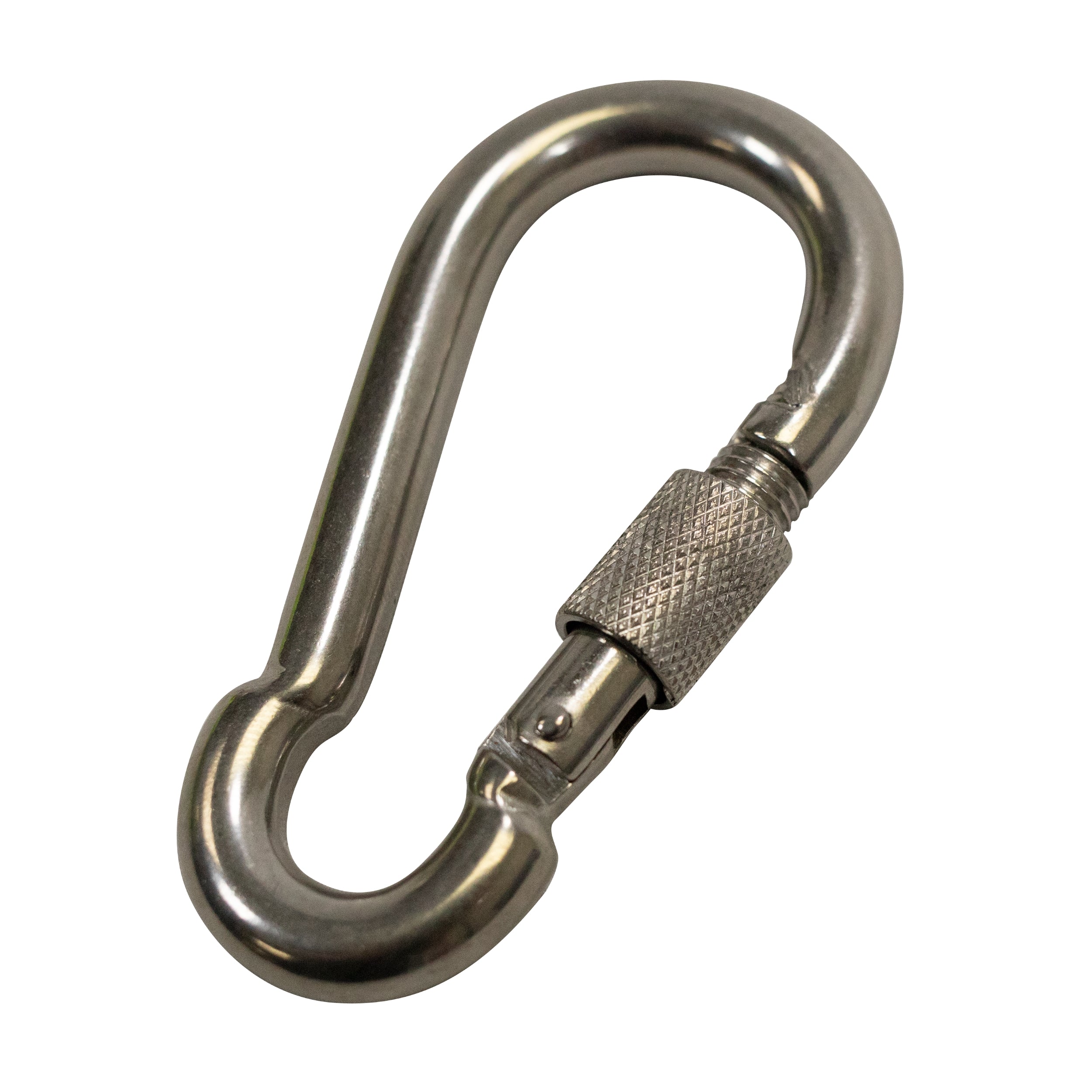 Boat Marine Clip 9cm Stainless Steel Snap Hook Carabiner W/ Screw 10mm Opening