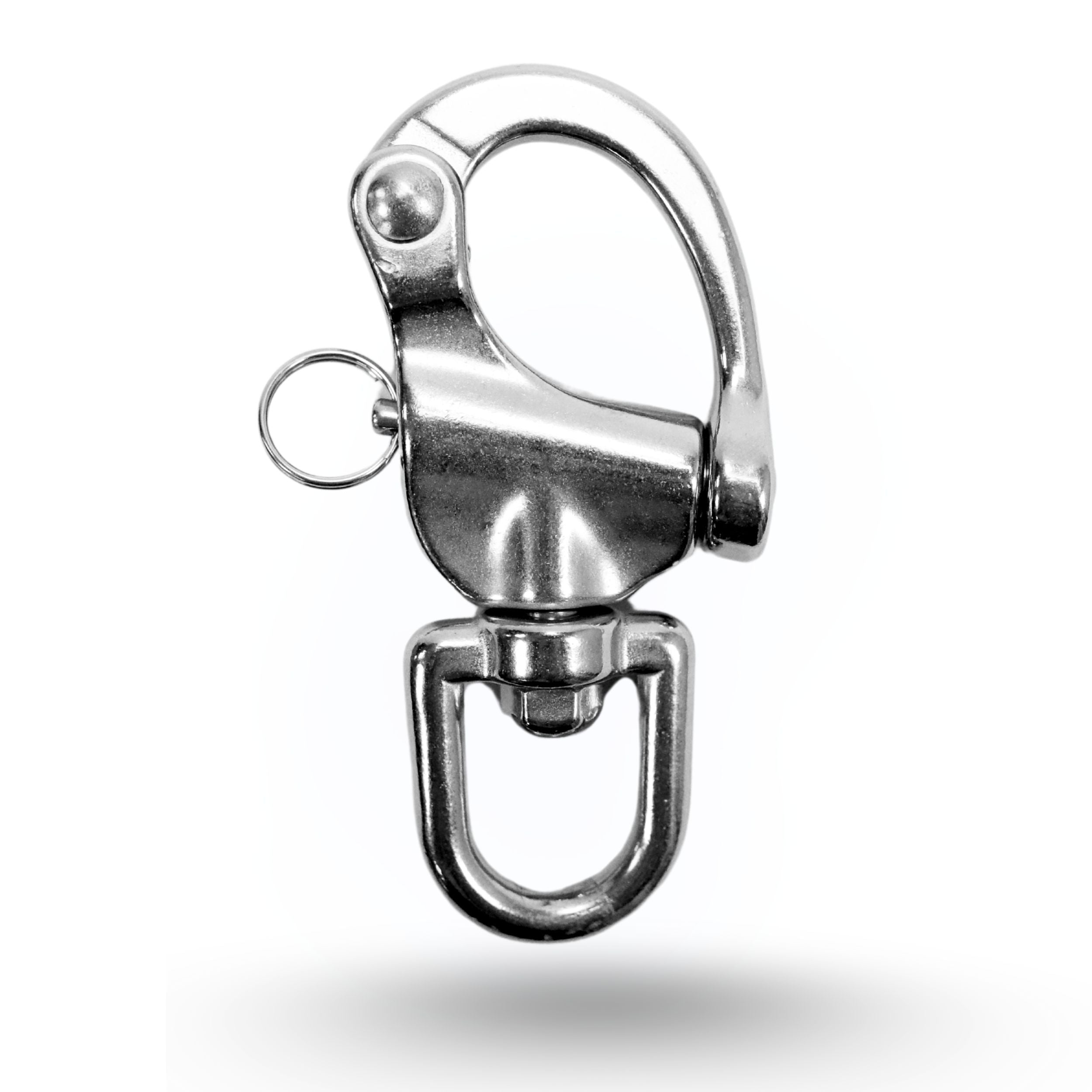 Scuba Choice Marine Grade Stainless Steel Swivel Shackle w/ Eye, 66mm