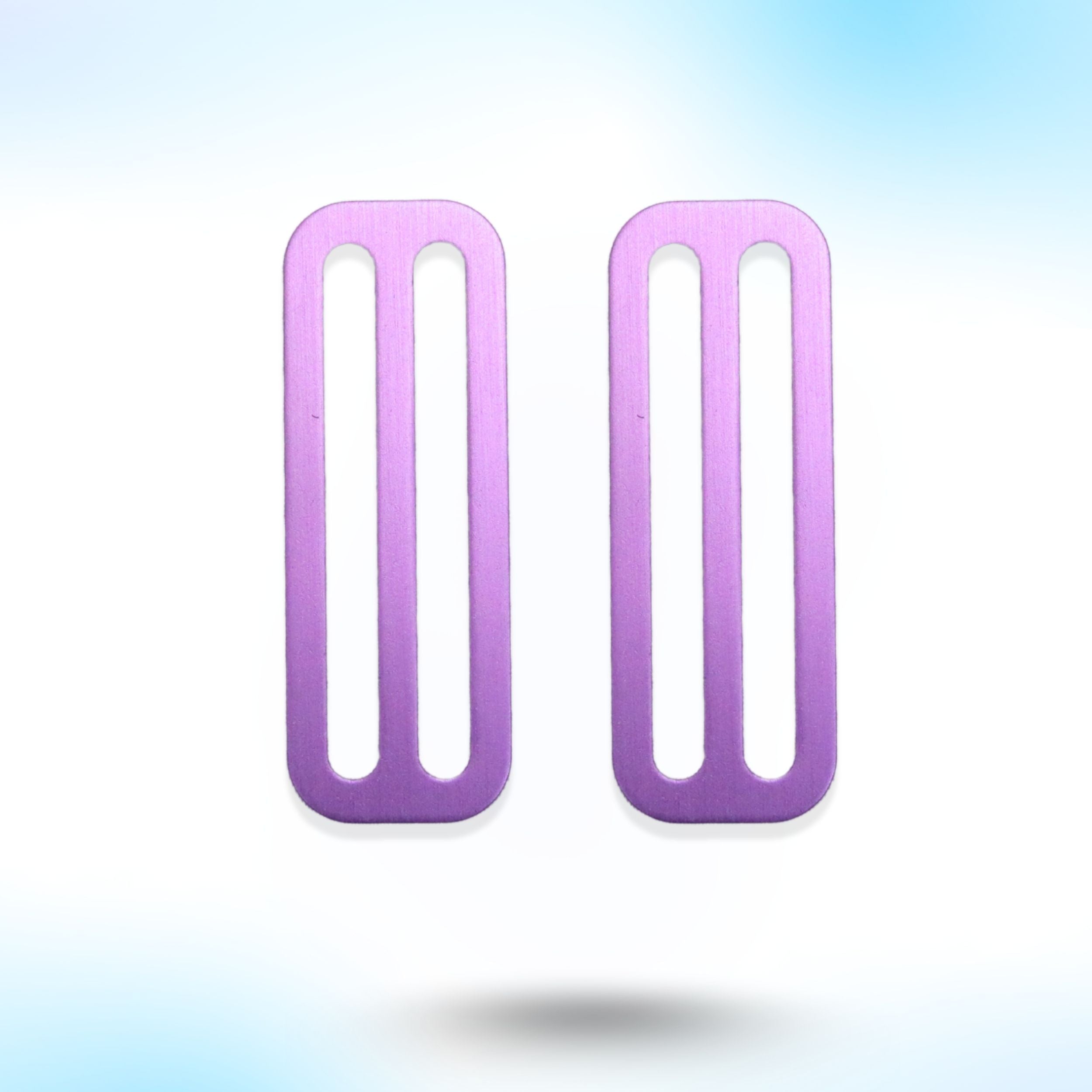 Scuba Diving Aluminum Webbing Weight Belt Keeper Pair