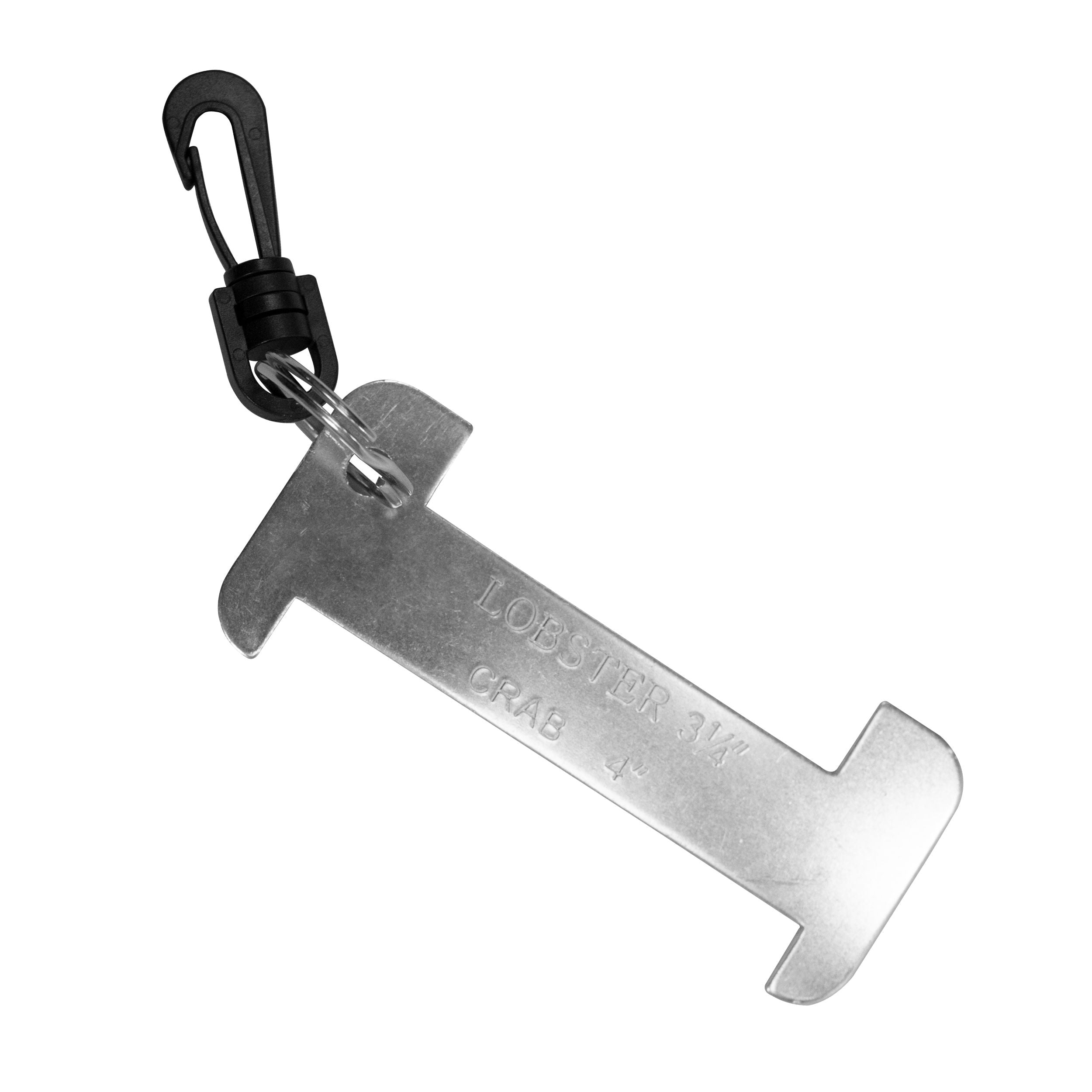 Scuba Diving 5" Aluminum Crab & Lobster Gauge with Clip