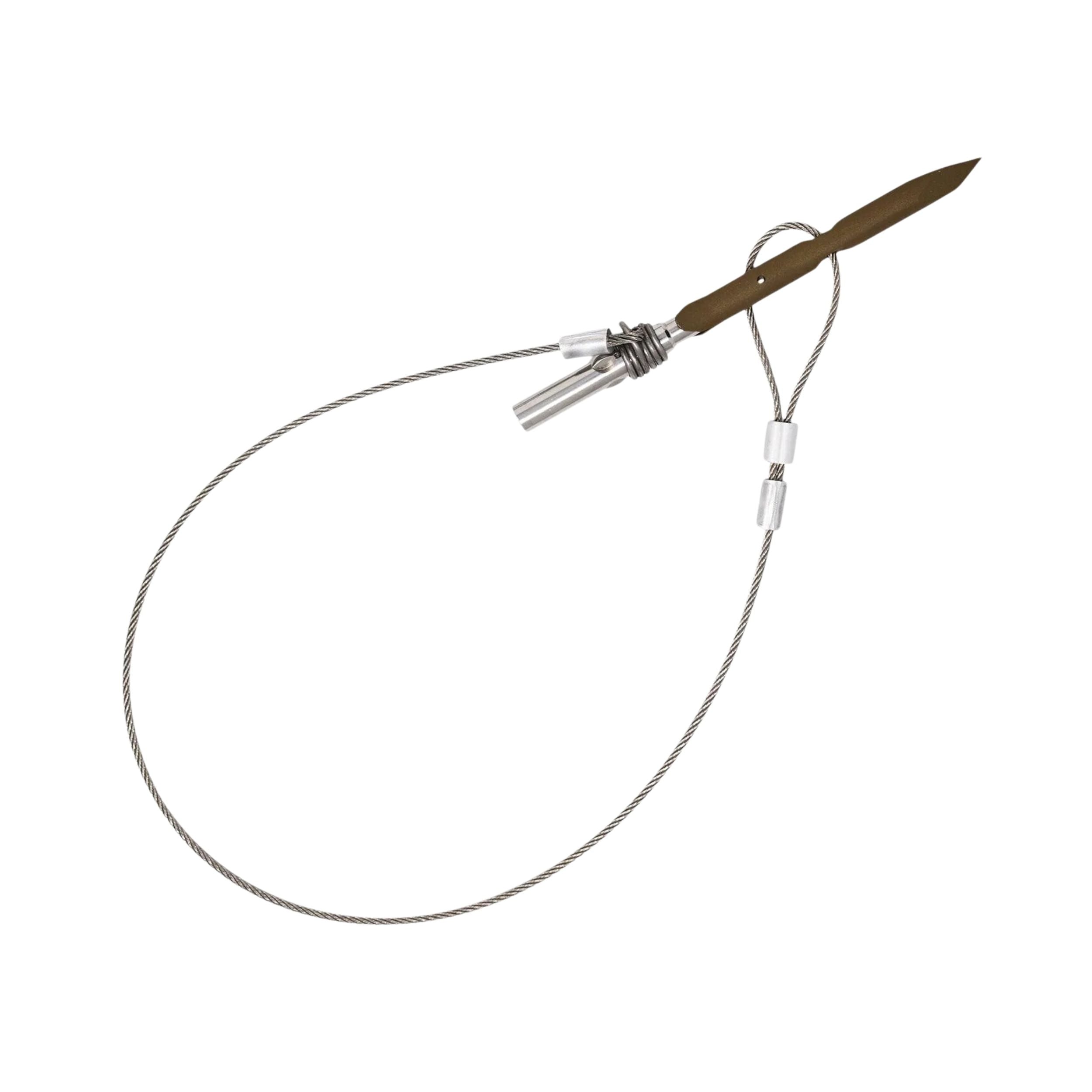 Scuba Choice 4" Gulf Fixed Wing Slip Tip 6mm Thread With 3/8 Slide Ring