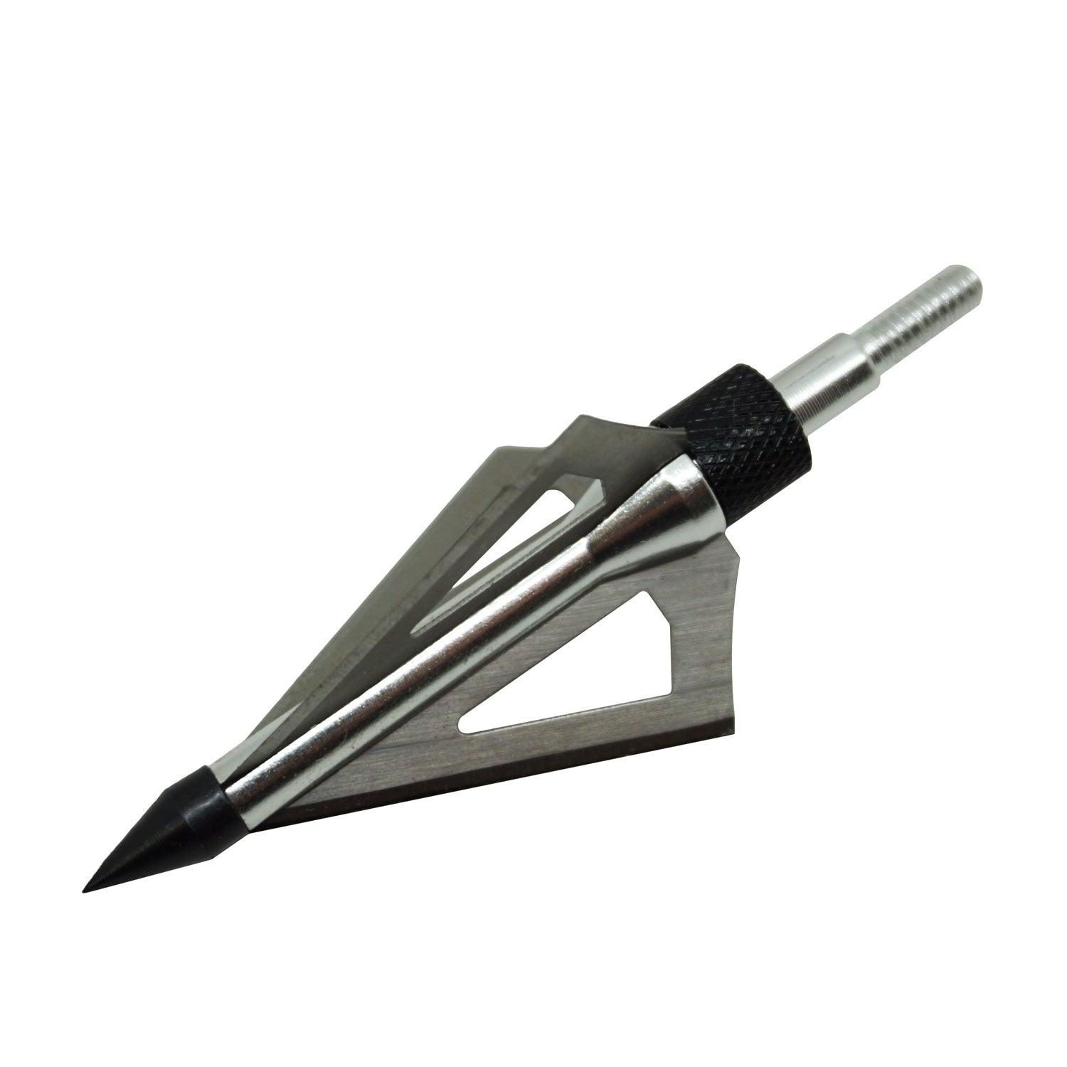 Safari Choice Archery 3 Fixed Blades Broadheads 100g, 6pc pack - Scuba Choice