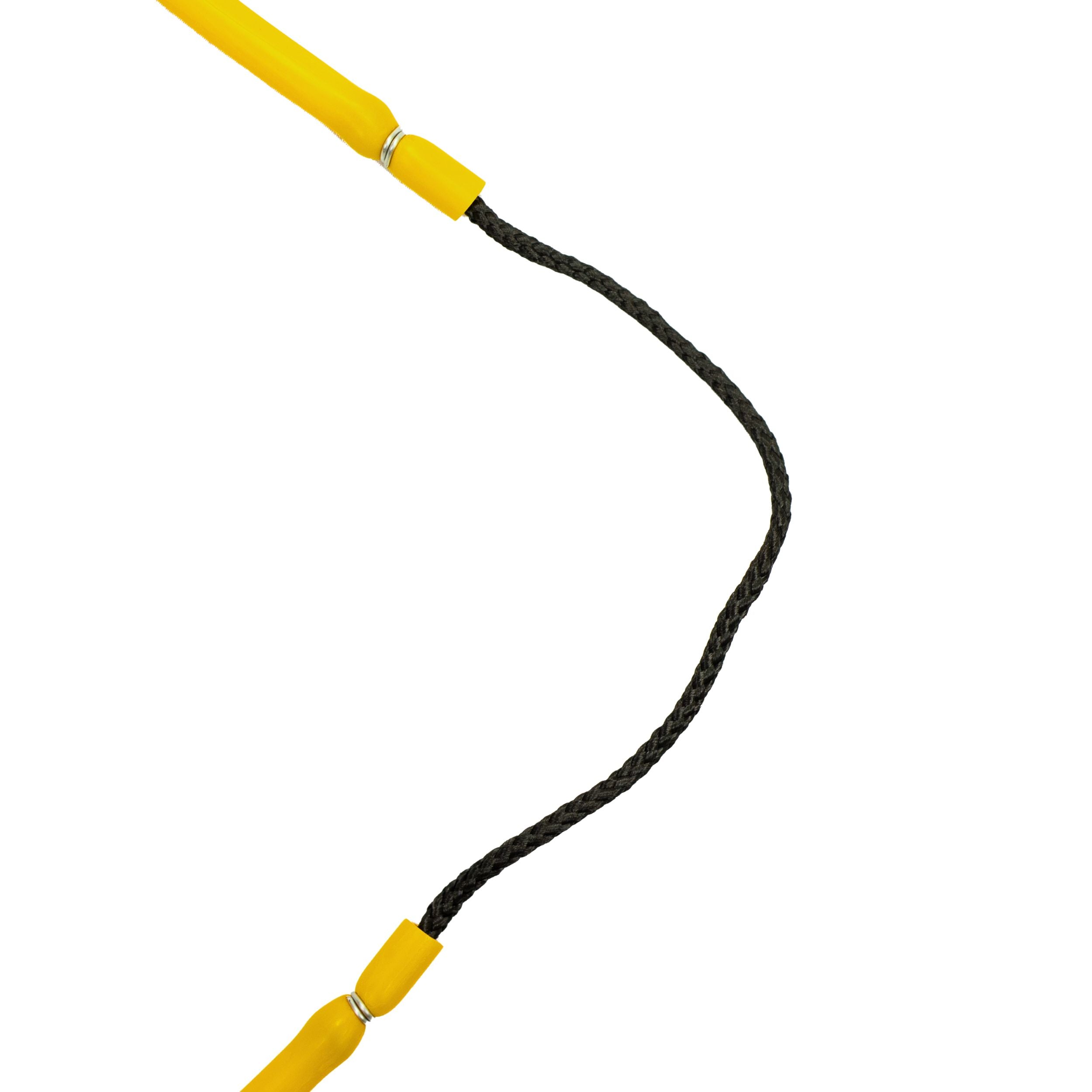 3/8" Yellow Rubber Fishing Hand Pole Spear Sling - 28-3/8" Long