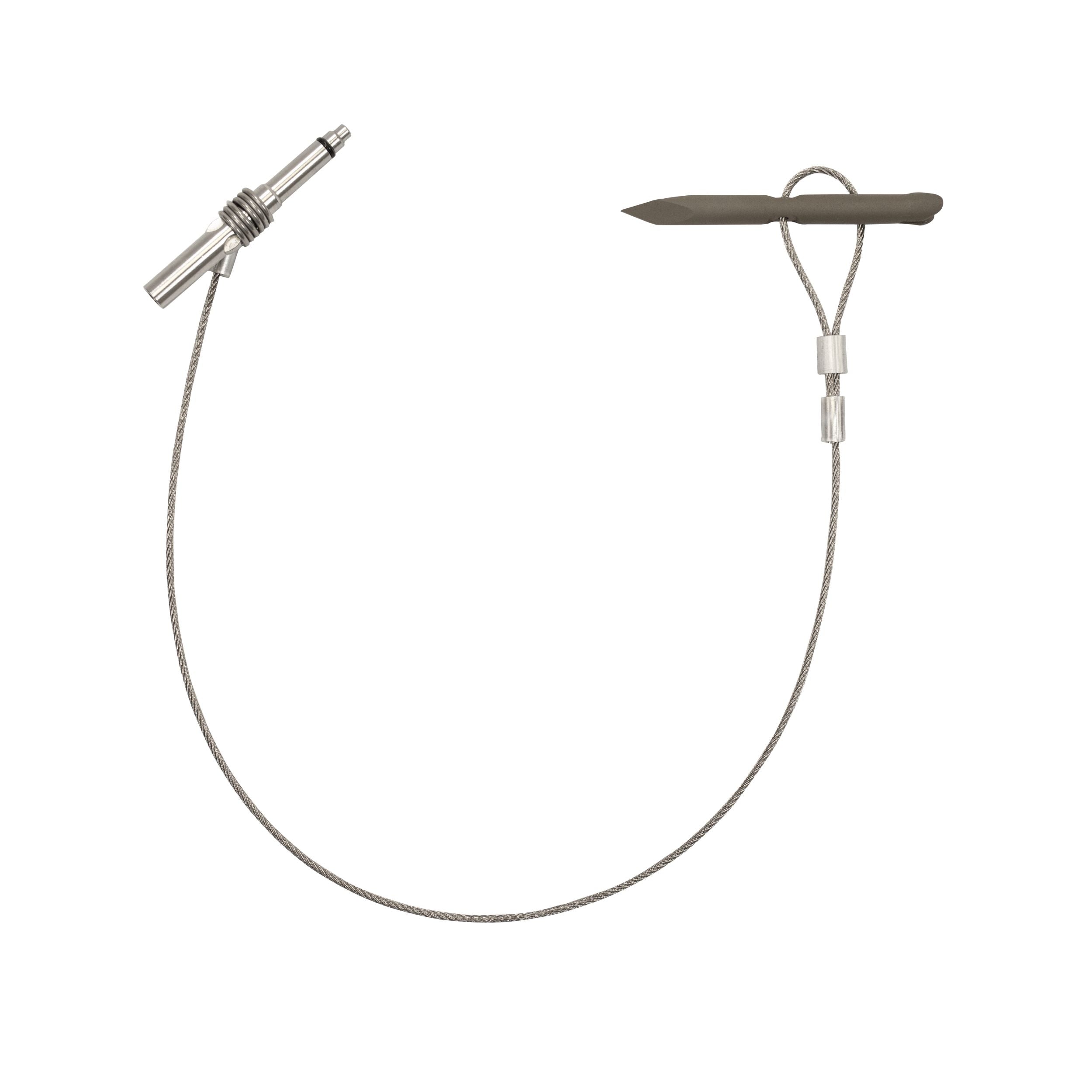 Scuba Choice 4" Gulf Fixed Wing Slip Tip 6mm Thread With 3/8 Slide Ring