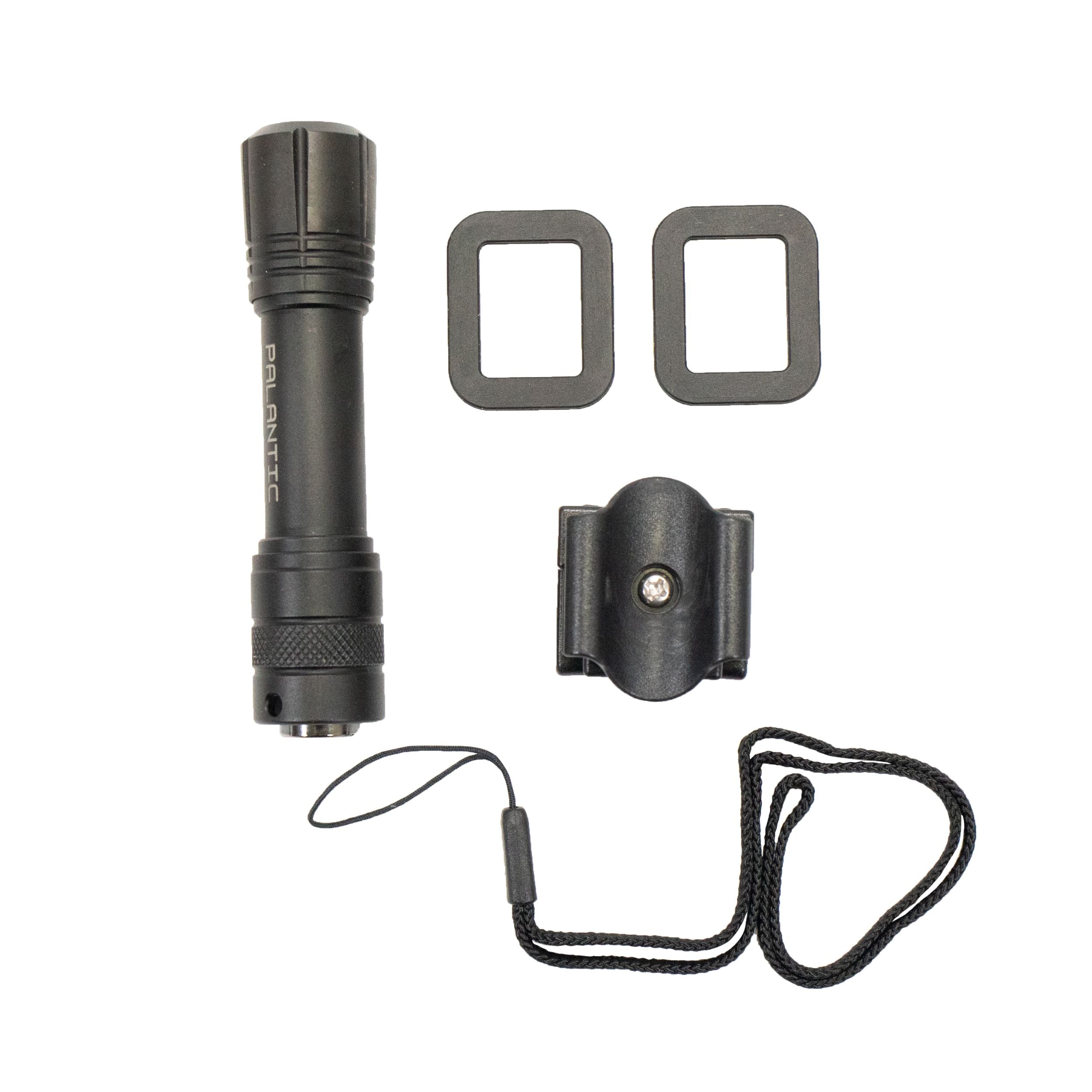 Palantic Pro-One Aluminum LED Dive Light Torch w/ Mask Mount
