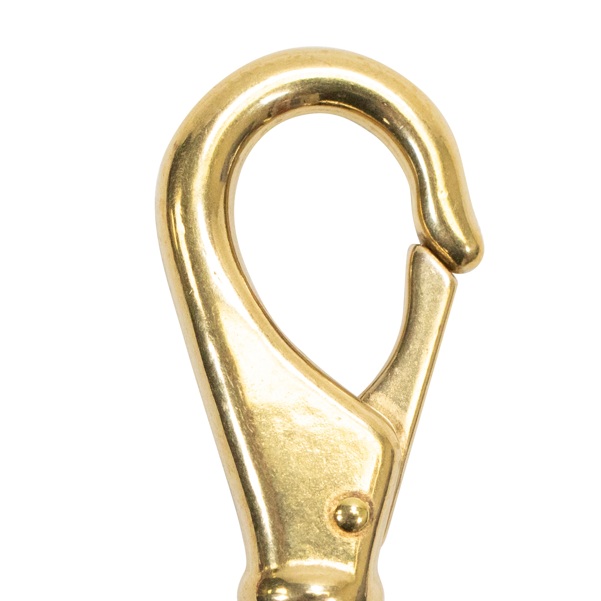 Scuba Choice 3-5/8" Brass Swivel Eye Snap Hook Clip #2, 12.9mm Opening