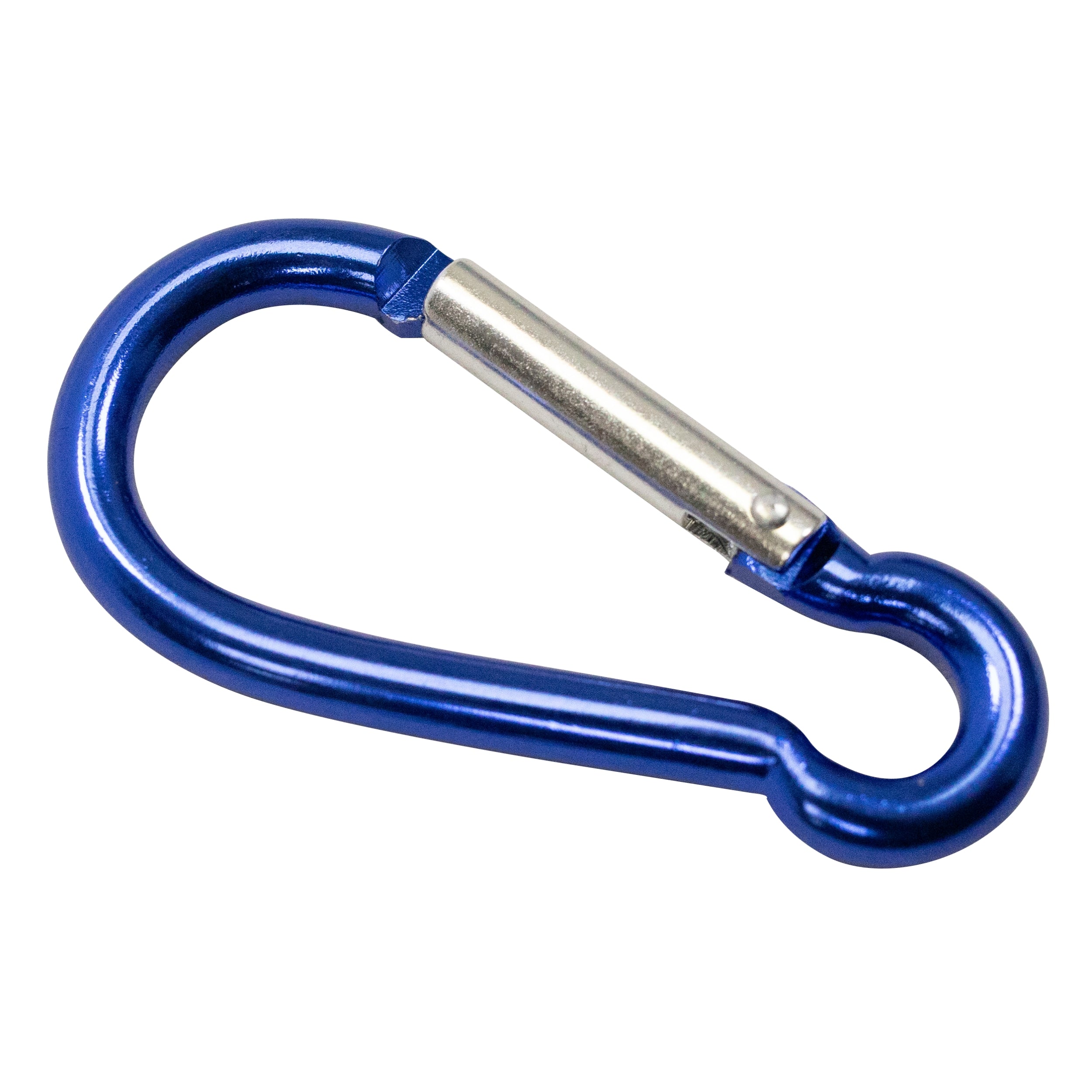 Boat Marine Clip Blue Aluminum Locking Clip Hook Carabiner 2.7", 3pc pack