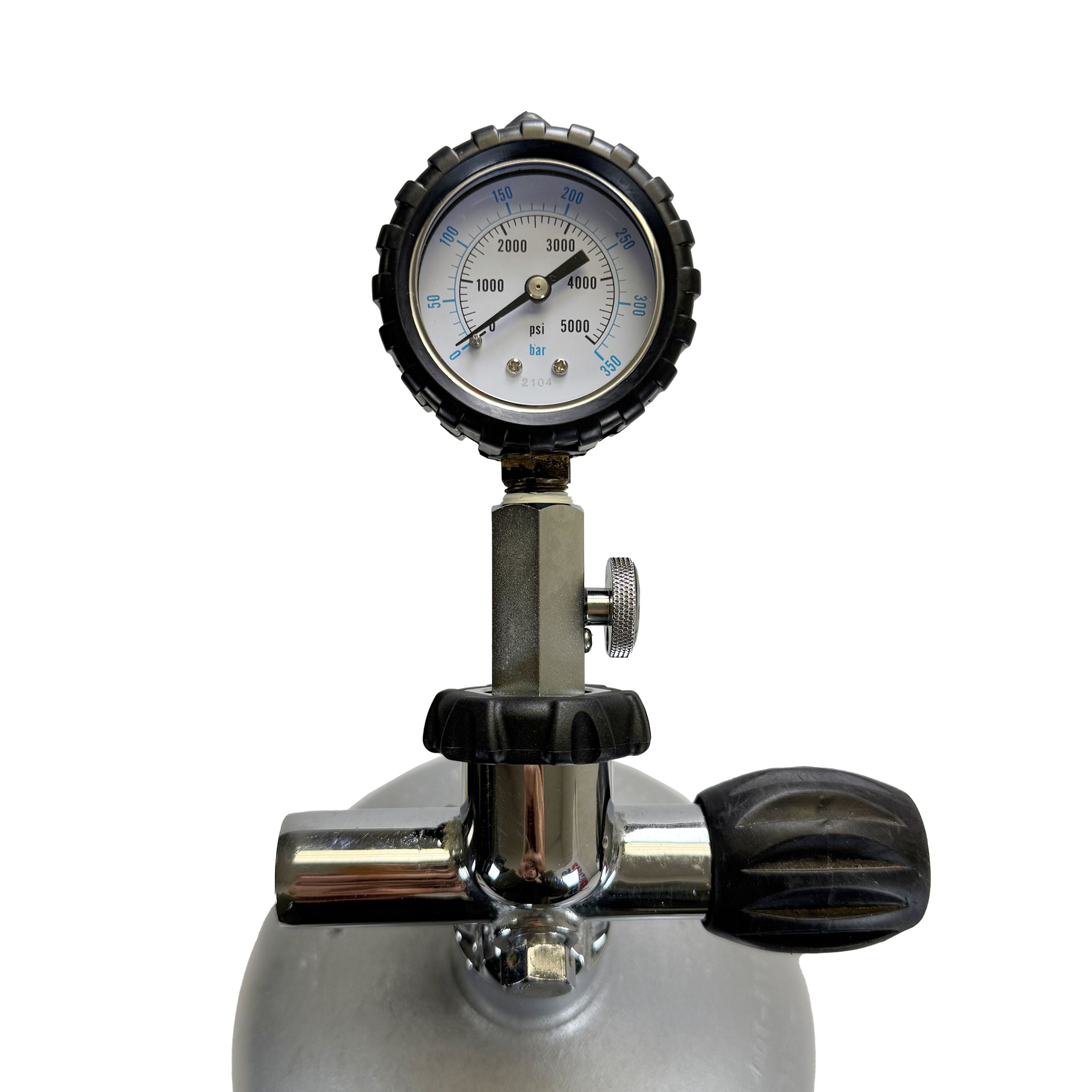 Scuba Choice Diving DIN Tank Pressure Checker 5000 PSI 350 BAR