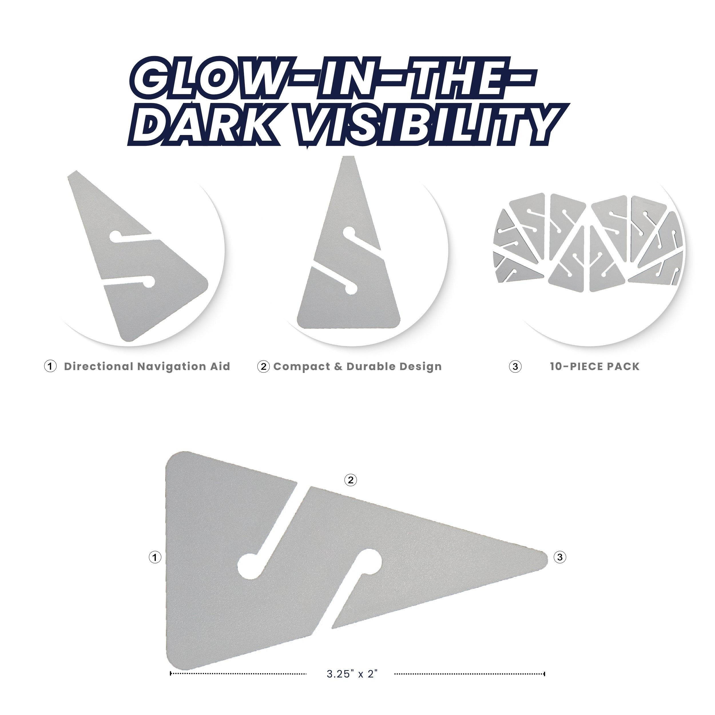 Scuba Choice Cave Diving Line Arrow Marker 10-Piece Pack