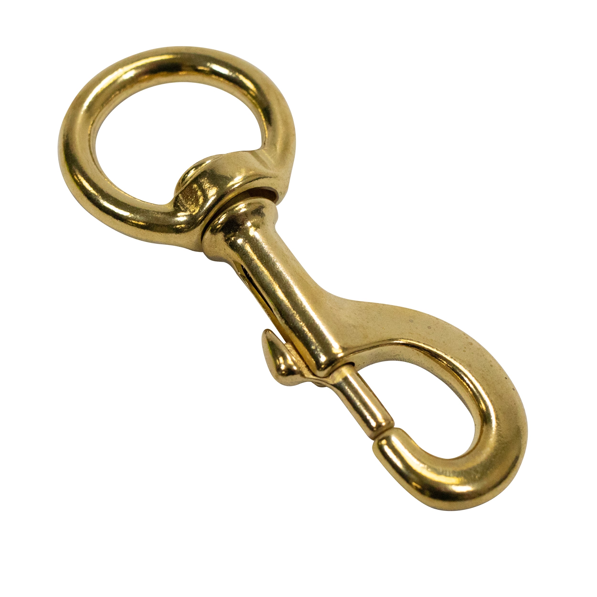 Scuba Choice 4.6" Brass Swivel Eye Snap Hook Clip, 14.8mm Opening