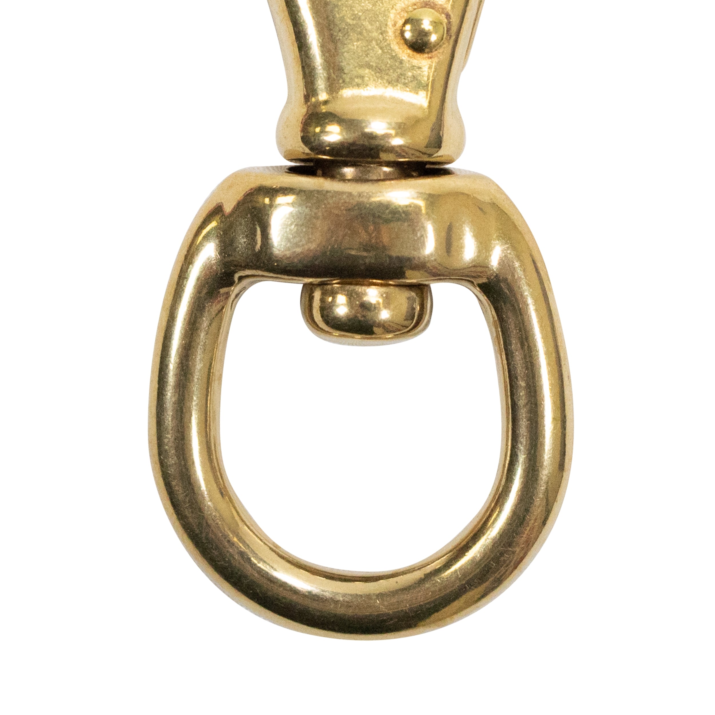 Scuba Choice 3-5/8" Brass Swivel Eye Snap Hook Clip #2, 12.9mm Opening