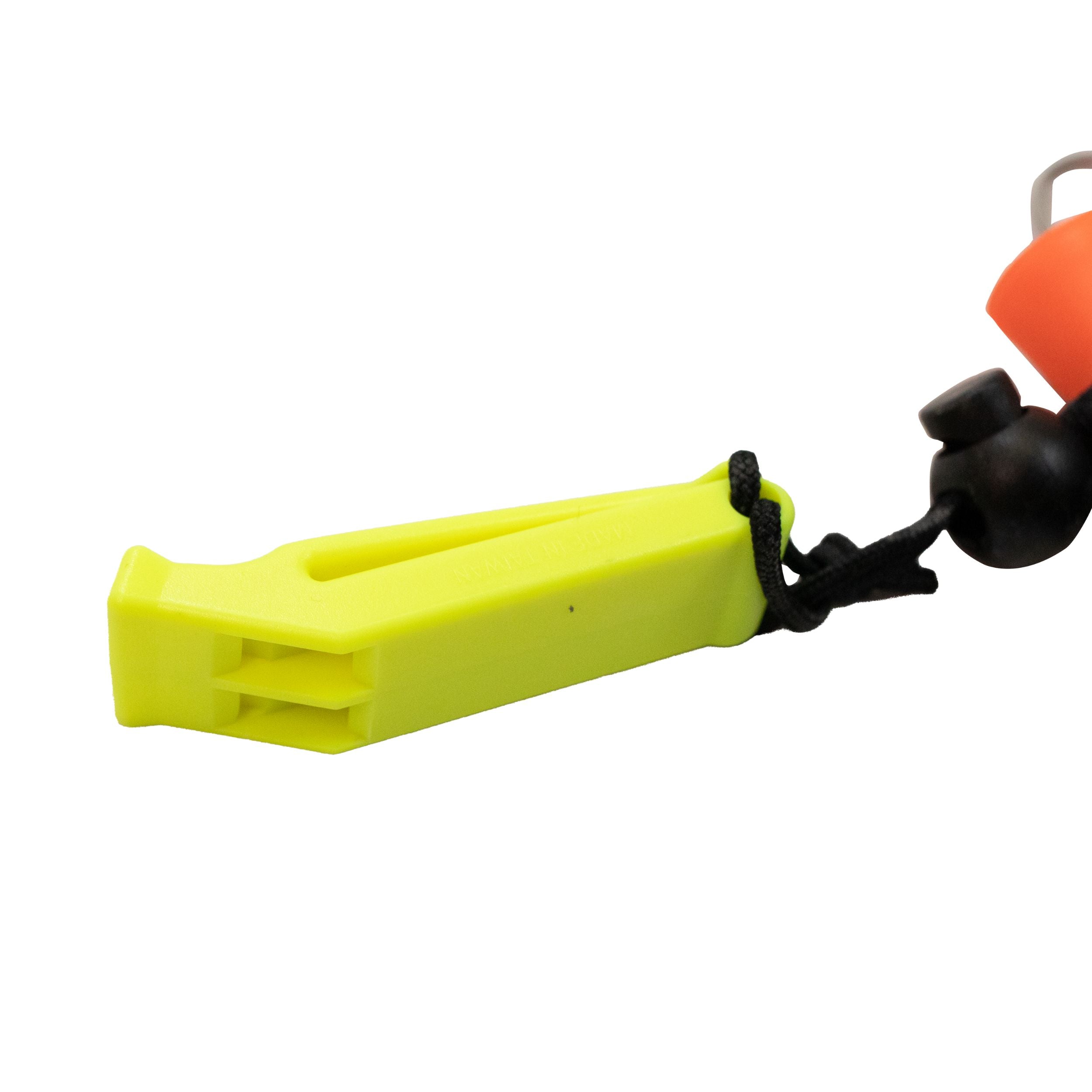 Scuba Choice Diver Below 6ft Surface Marker with Pouch & Whistle
