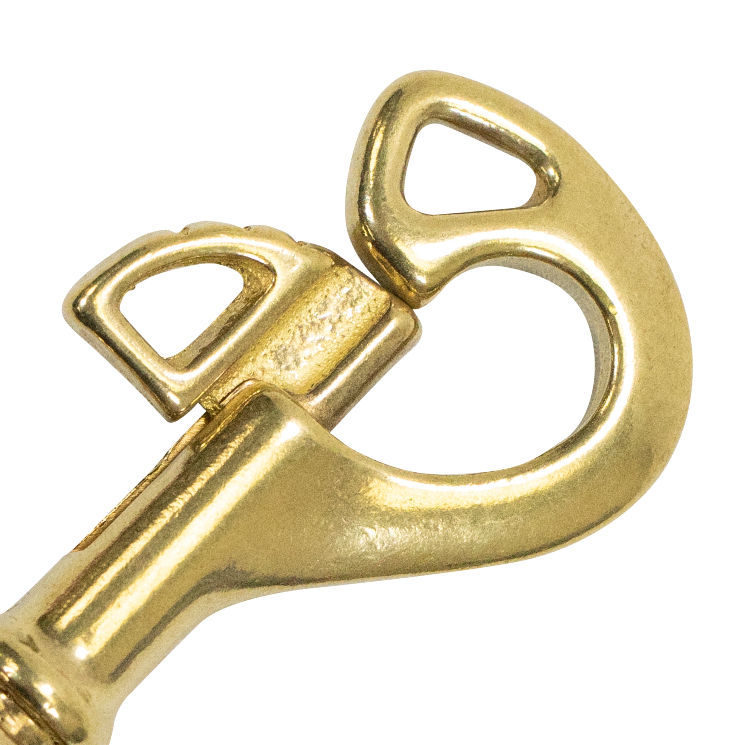 Scuba Diving 3-1/4" Butterfly Swivel Brass Bolt Snap