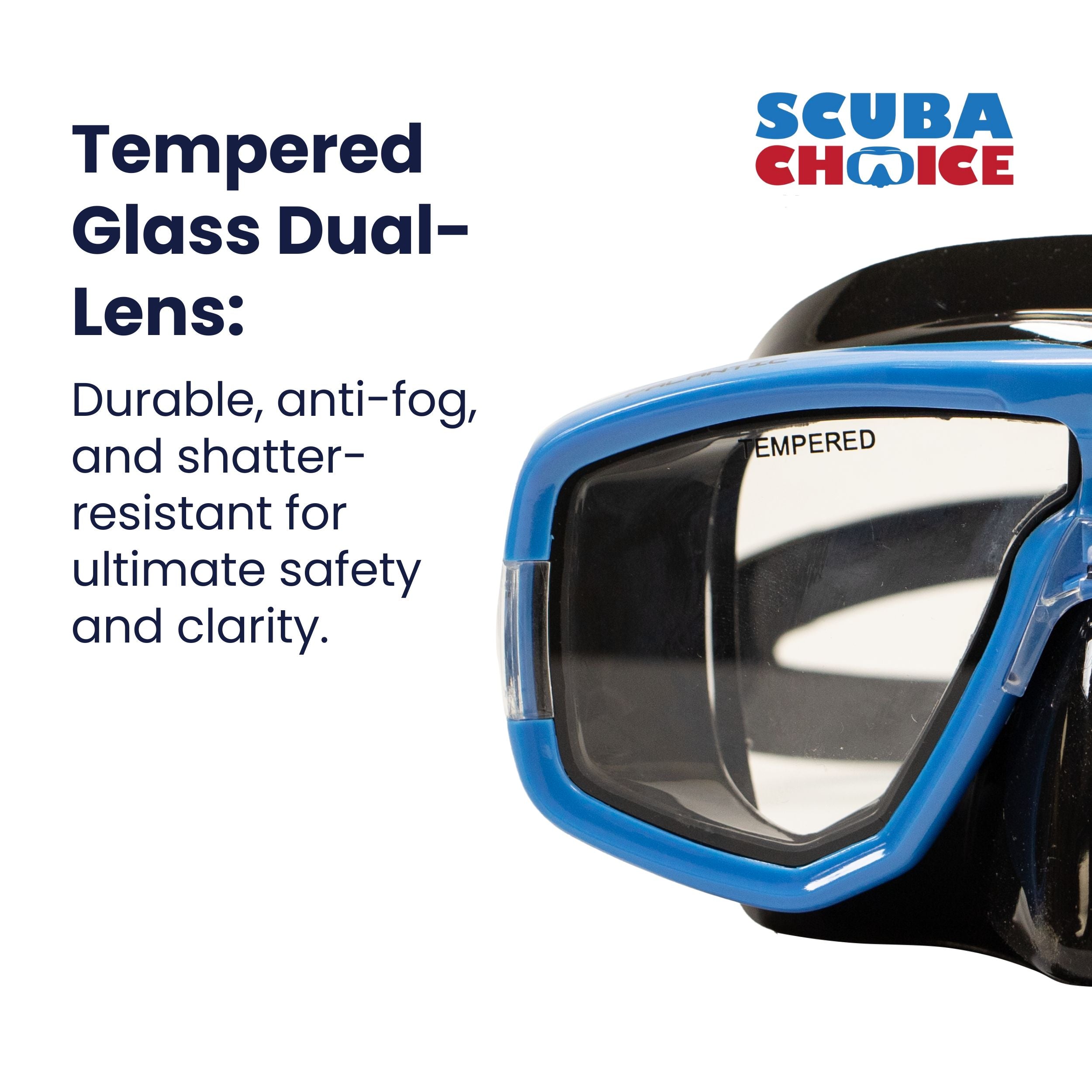Palantic Diving & Snorkeling 2 Window Black Dive Mask