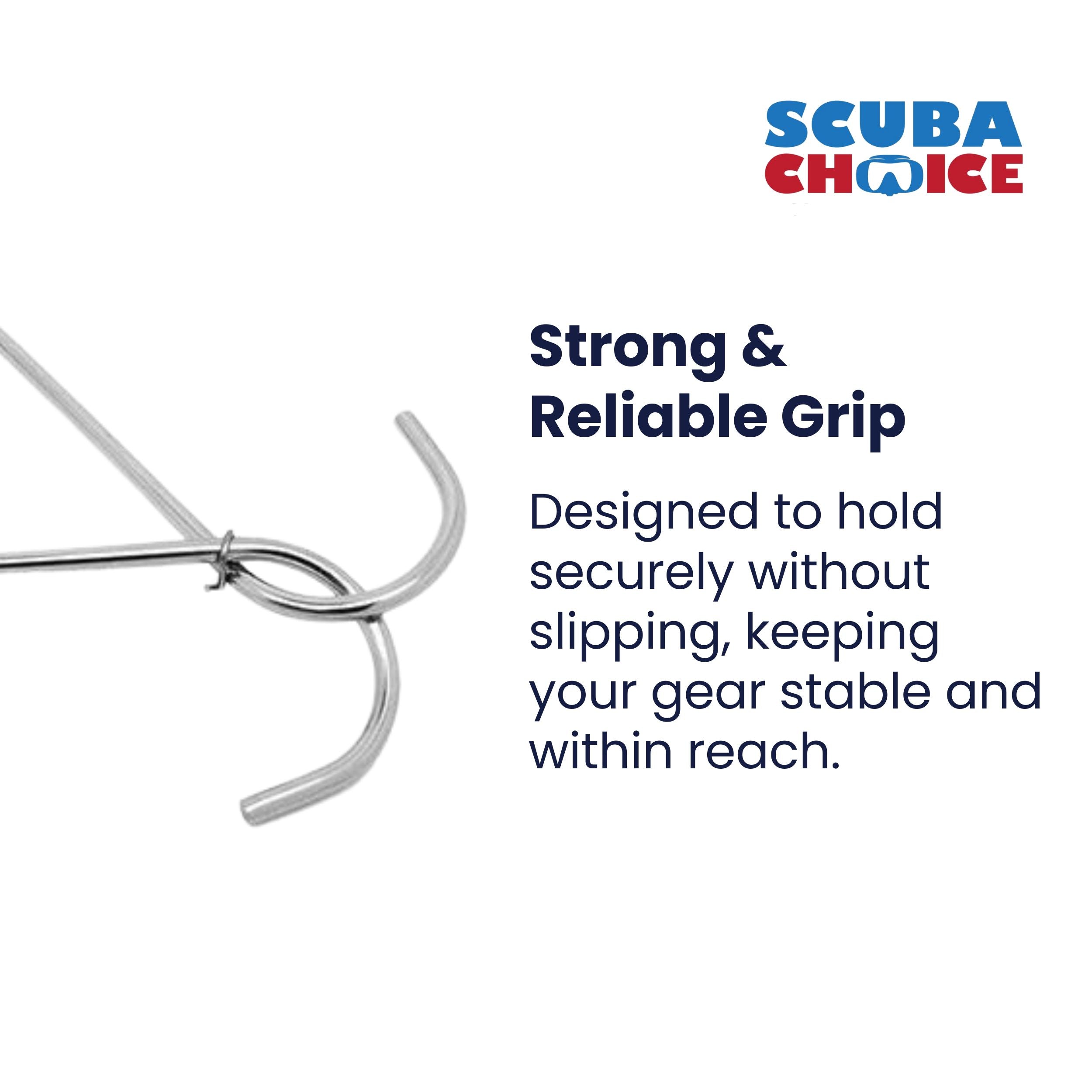 Scuba Choice Stainless Steel Kelp Clip Abalone Float Covers