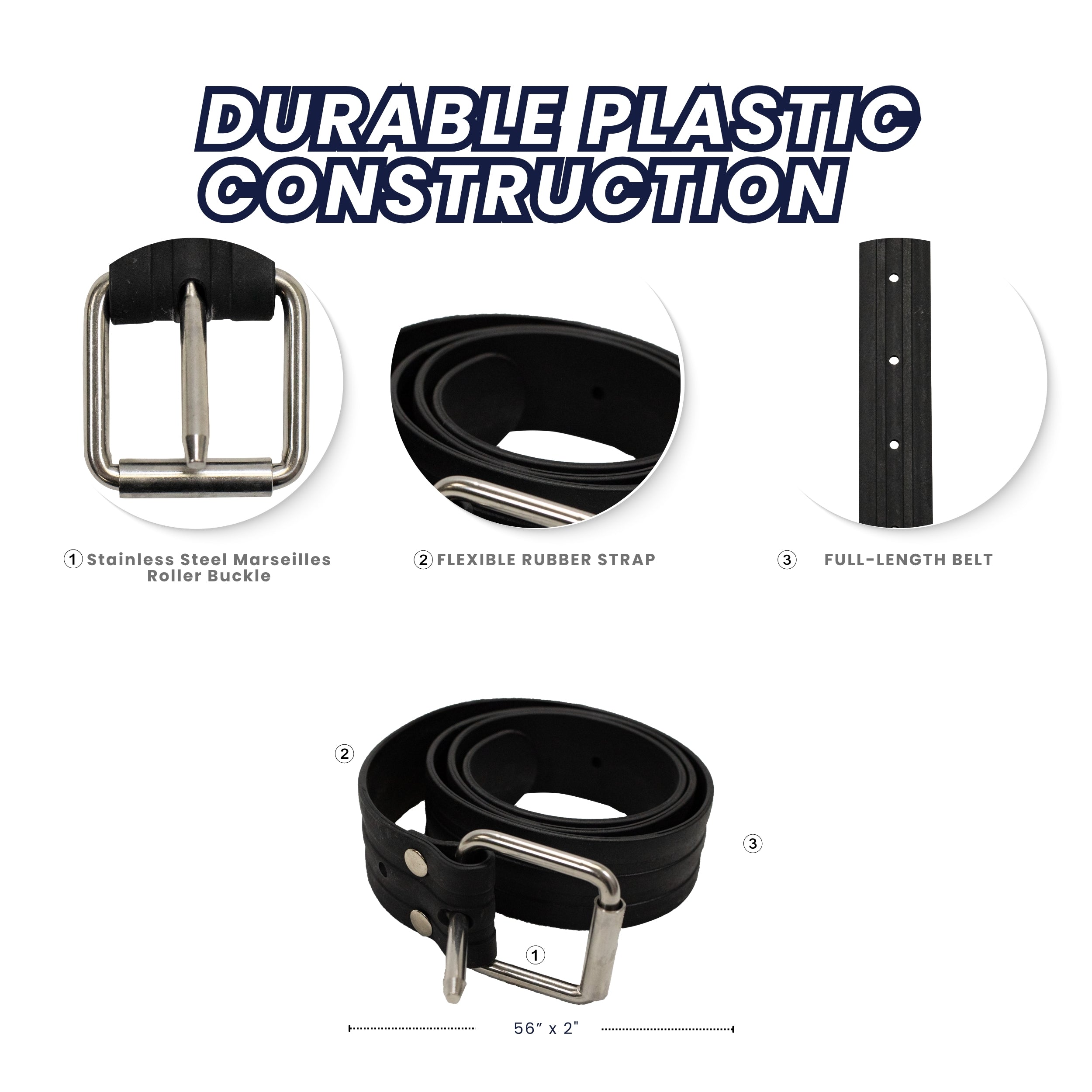 Palantic Spearfishing Marseilles Rubber Weight Belt