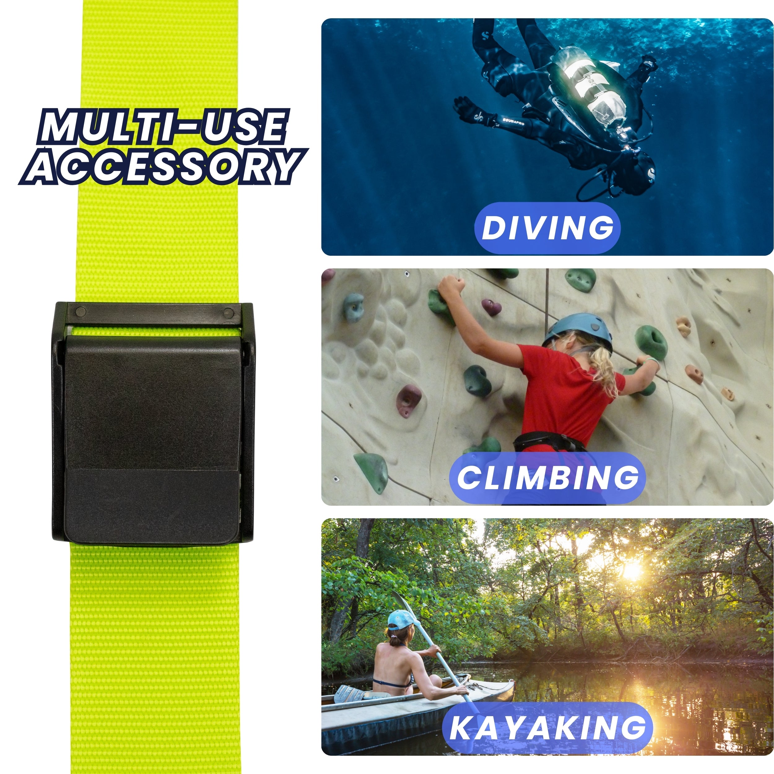 Scuba Diving Plastic Weight Belt Buckle