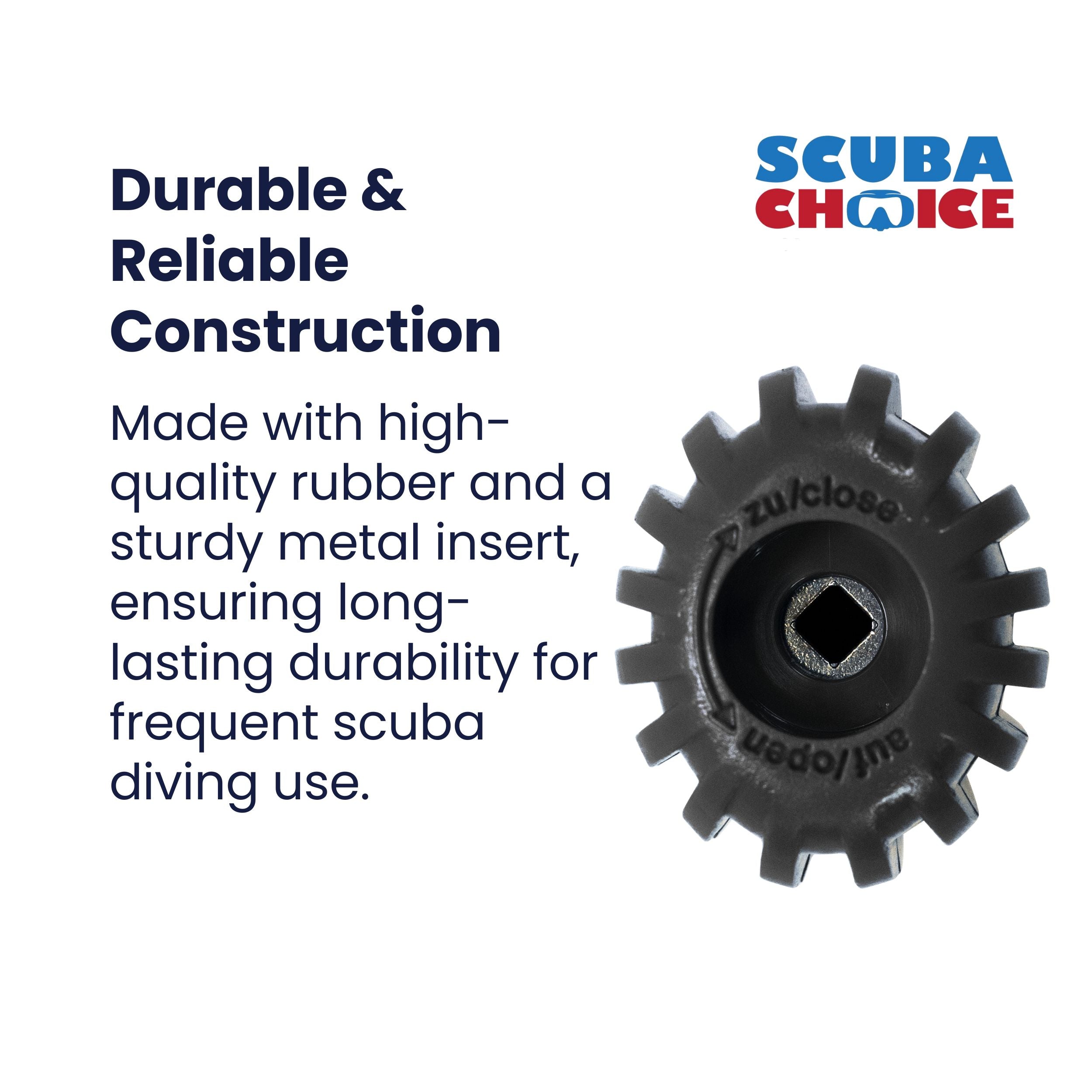 Scuba Choice Scuba Diving Tank Cylinder Valve Knob - Oval shape