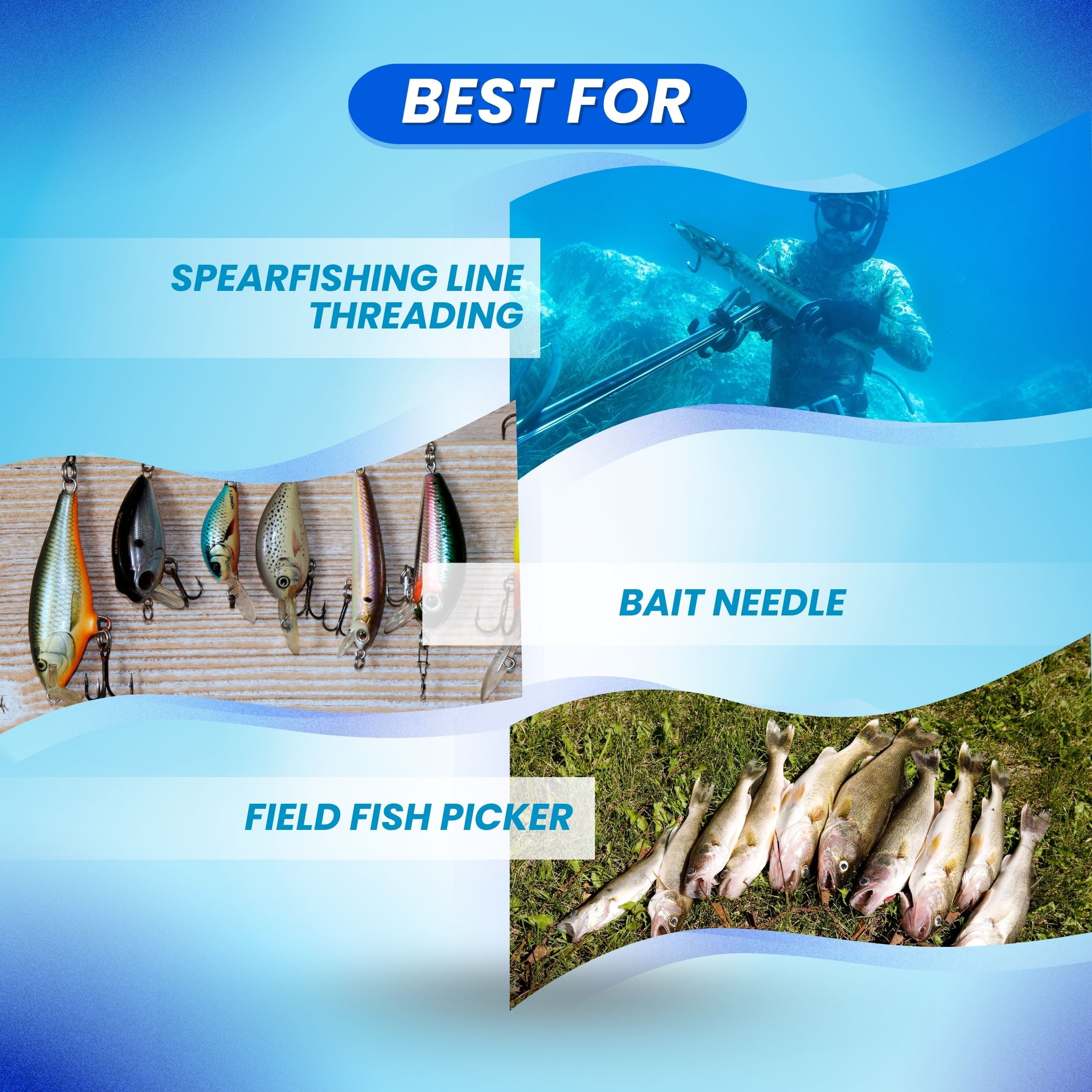 Scuba Diving Spearfishing Stainless Steel Speed Needle