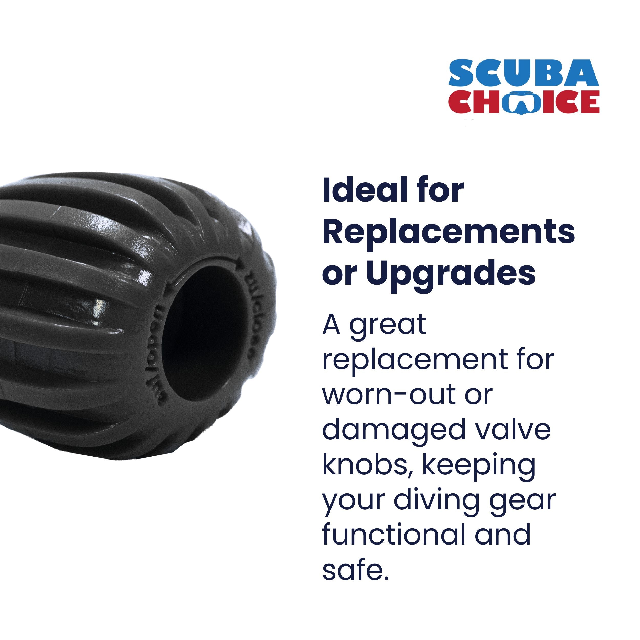 Scuba Choice Scuba Diving Tank Cylinder Valve Knob - Oval shape
