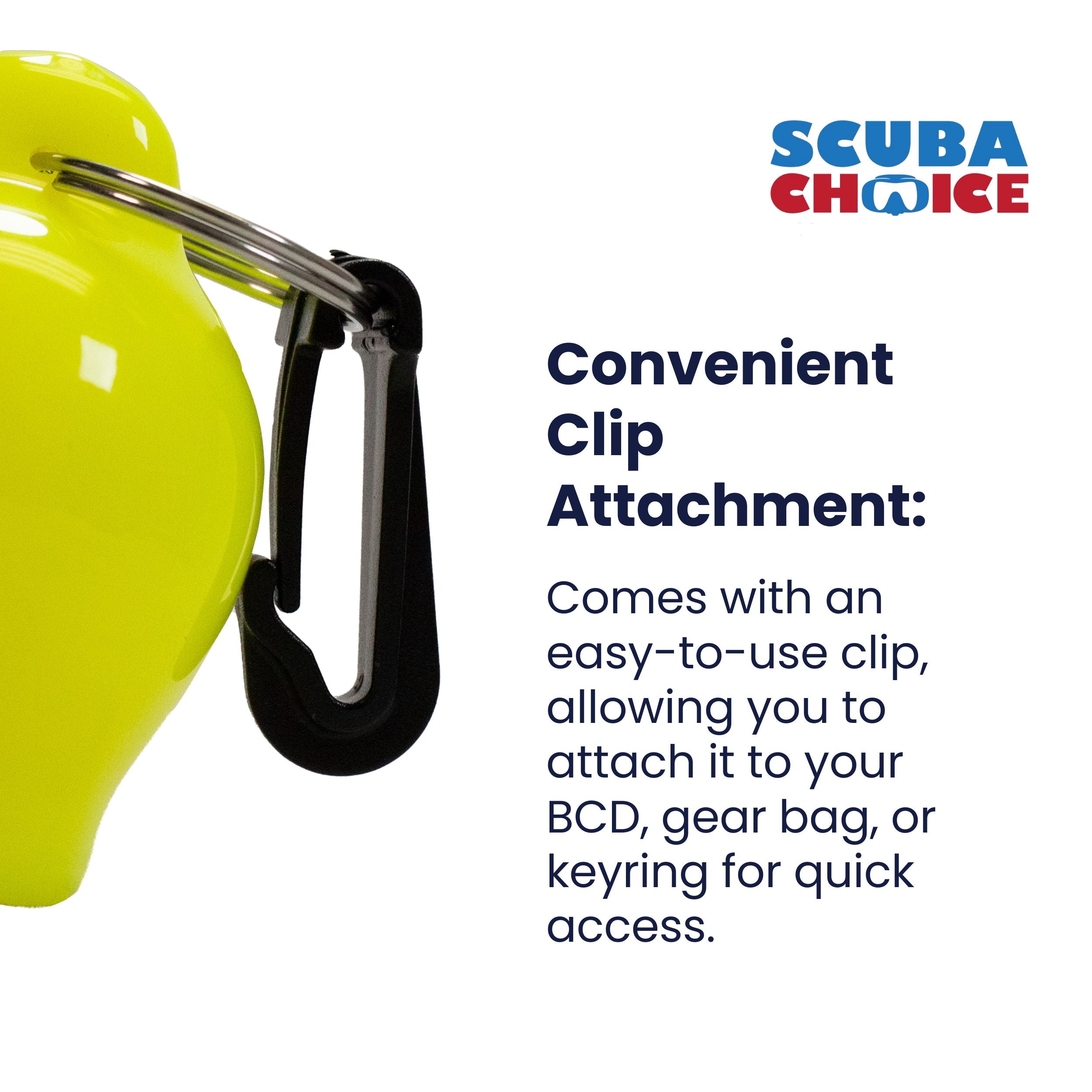 Scuba Diving Skum-Ball Regulator Mouthpiece Cover with Clip