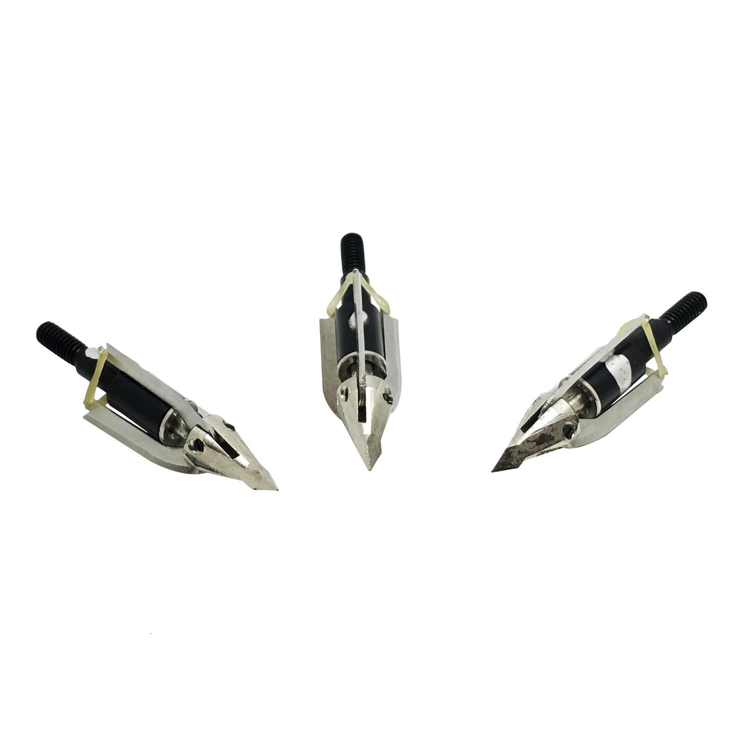 Safari Choice Archery Expandable Fish Tips Broadheads 3pc Pack - Scuba Choice