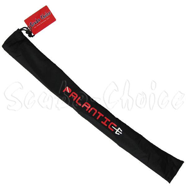 Palantic 32" Travel Pole Spear Black Nylon Drawstring Bag w/ Luggage Name Tag - Scuba Choice