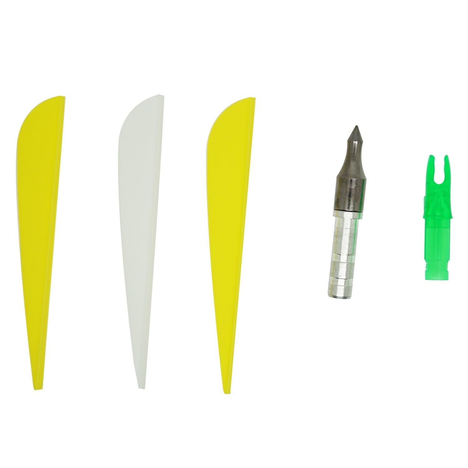 Safari Choice HT-TJ-80HS Replacement Fletching, Tips, Nocks - Scuba Choice