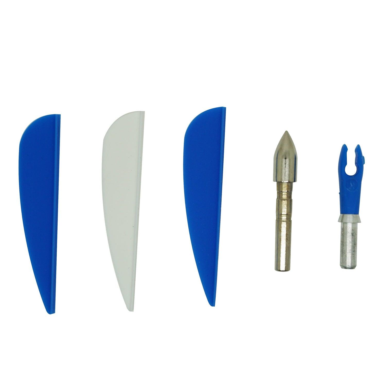 Safari Choice HT-TJ-42HS-A Replacement Fletching, Tips, Nocks - Scuba Choice