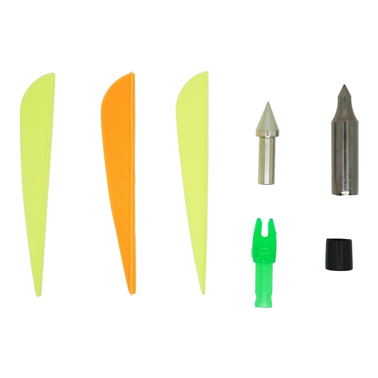 Safari Choice HT-BJ-8001 Replacement Fletching, Tips, Nocks - Scuba Choice