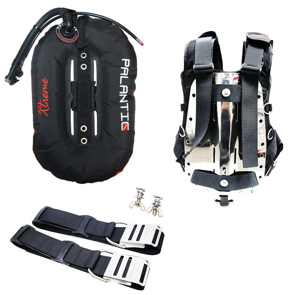Palantic Xtreme 40lbs Donut Wing Single Tank SS Backplate & Harness Deluxe Set - Scuba Choice