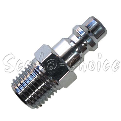 Scuba Choice BCD Adapter - Standard Male BC To 1/4 NPT Stainless Steel Fitting For Diving Regulator & Air Hose Scuba Choice BCD Adapter - Standard Male BC To 1/4 NPT Stainless Steel Fitting For Diving Regulator & Air Hose