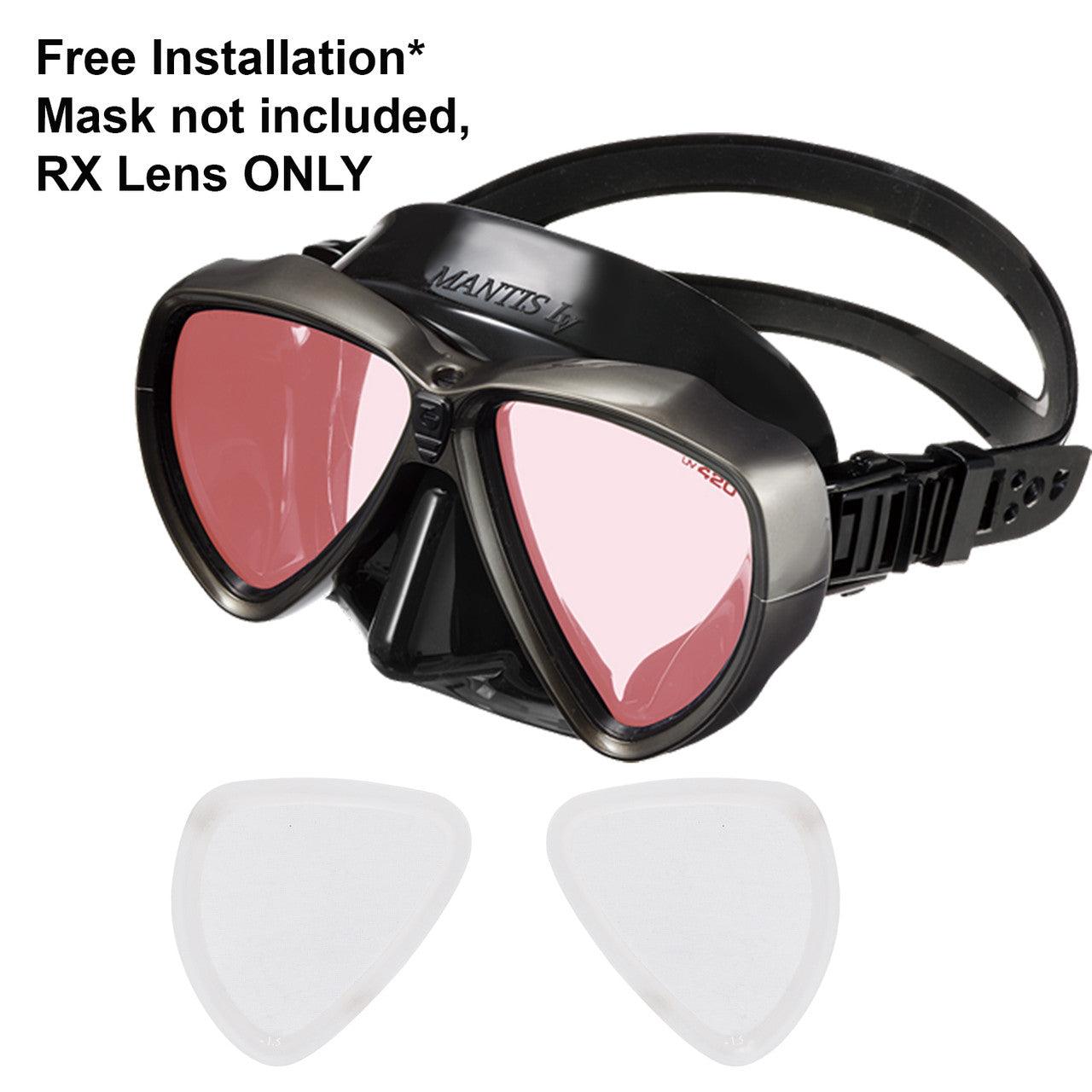 Palantic RX Nearsighted Lens for Gull Mantis LV Dive Mask - Scuba Choice