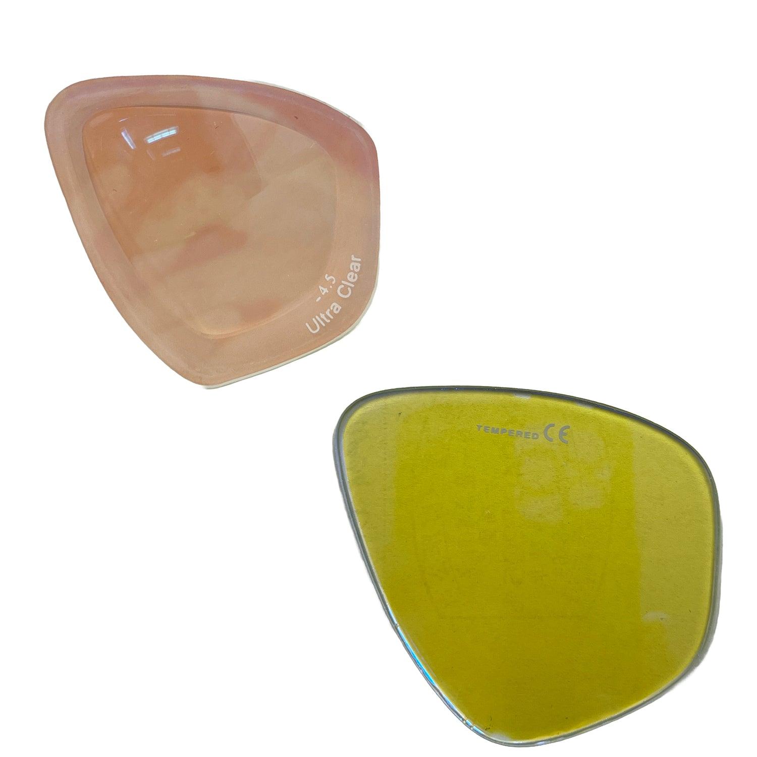 Palantic UV Coated RX Nearsighted Lens for Promate 2 Lens Pro, TUSA Freedom Ceos, and Scubapro Flux Twin/Zoom/Ecco Dive Mask - Scuba Choice