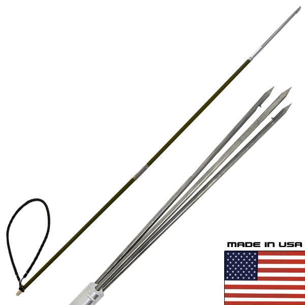 CARBON FIBER 7' Travel Spearfishing 2Pole Spear 3 Prong Paralyzer Hawaiian Sling - Scuba Choice