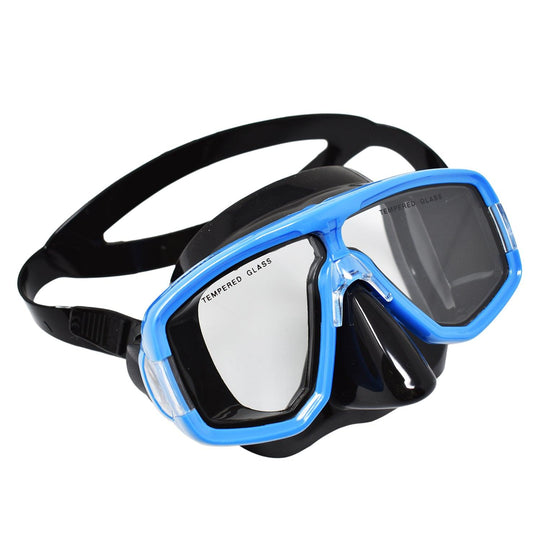 Palantic Diving & Snorkeling 2 Window Black Dive Mask - Scuba Choice